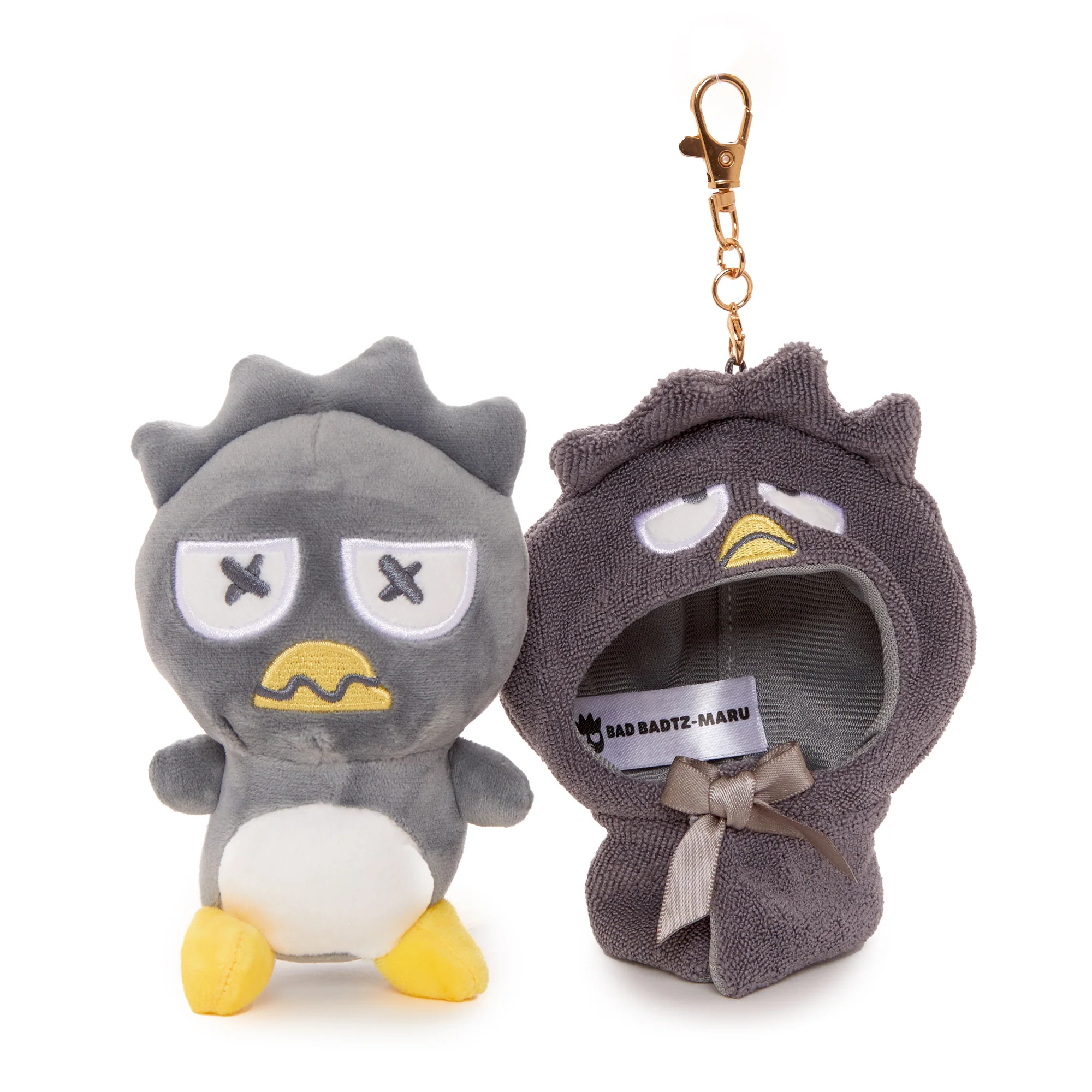 Badtz-maru Plush Mascot Keychain (Frightened Series) - Image 2