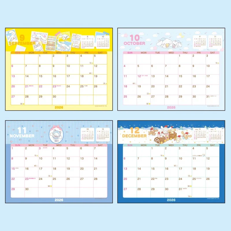 Cinnamoroll 2026 Desk Calendar - Image 5