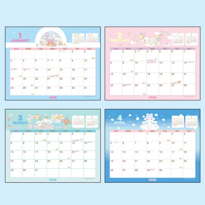 Cinnamoroll 2026 Desk Calendar - Image 8