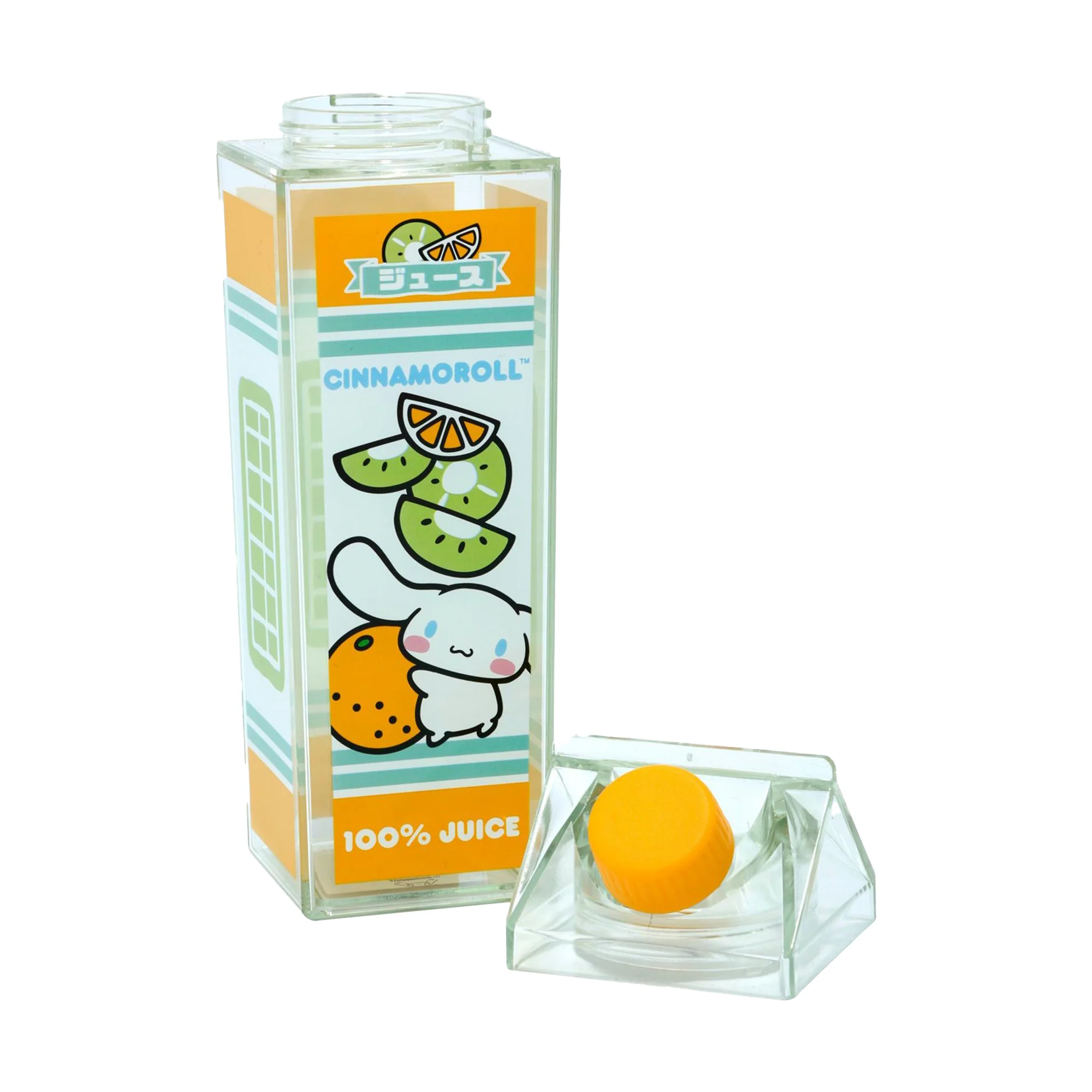 Cinnamoroll Milk Carton Water Bottle (Orange & Kiwi) - Image 2