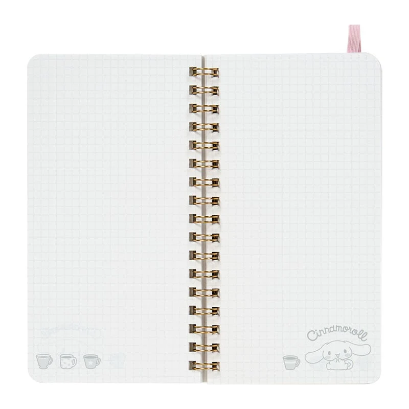 Cinnamoroll Slim Spiral Notebook (Elastic Closure) - Image 2