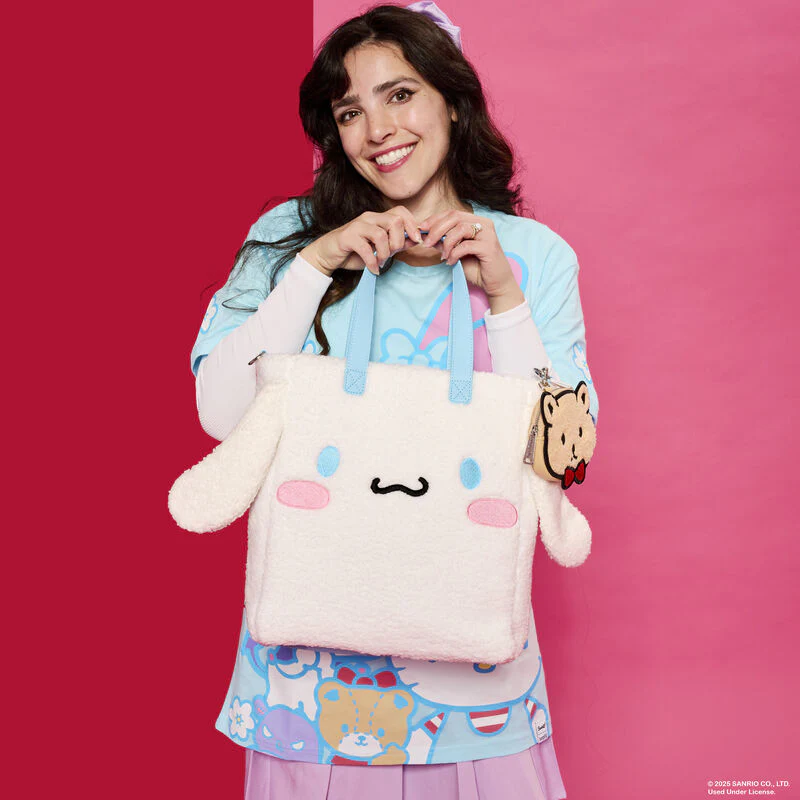 Cinnamoroll x Loungefly Sherpa Tote Bag With Coin Bag - Image 2