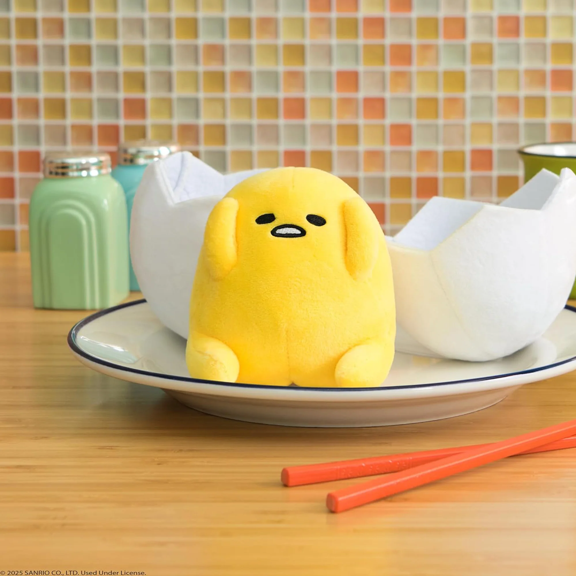 Gudetama x GUND Mascot Plush (Eggshell) - Image 2