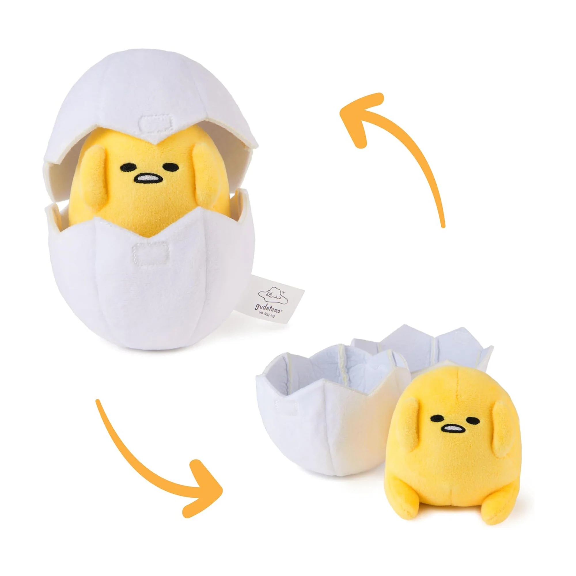 Gudetama x GUND Mascot Plush (Eggshell) - Image 6
