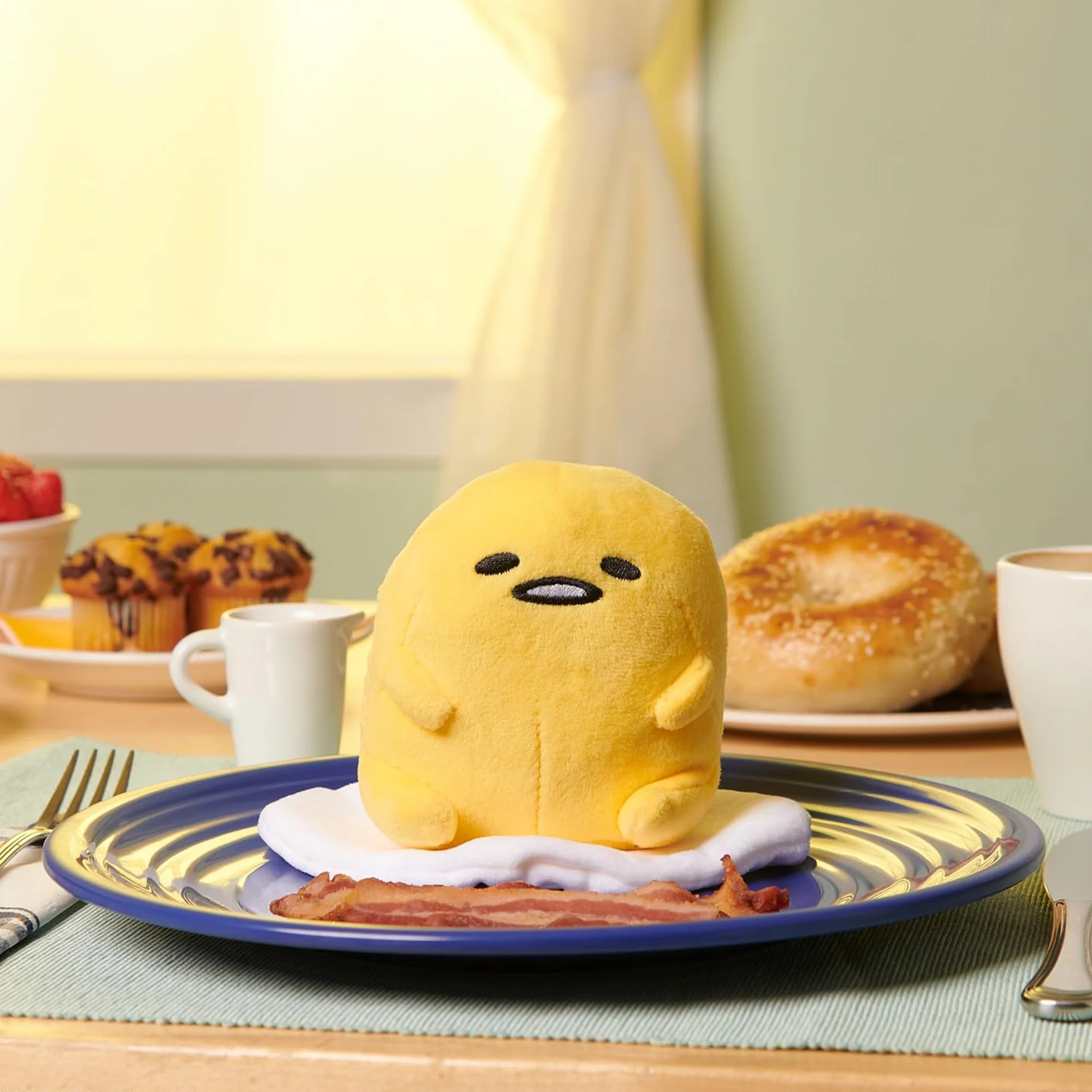 Gudetama x GUND Mascot Plush (Lazy Egg) - Image 2