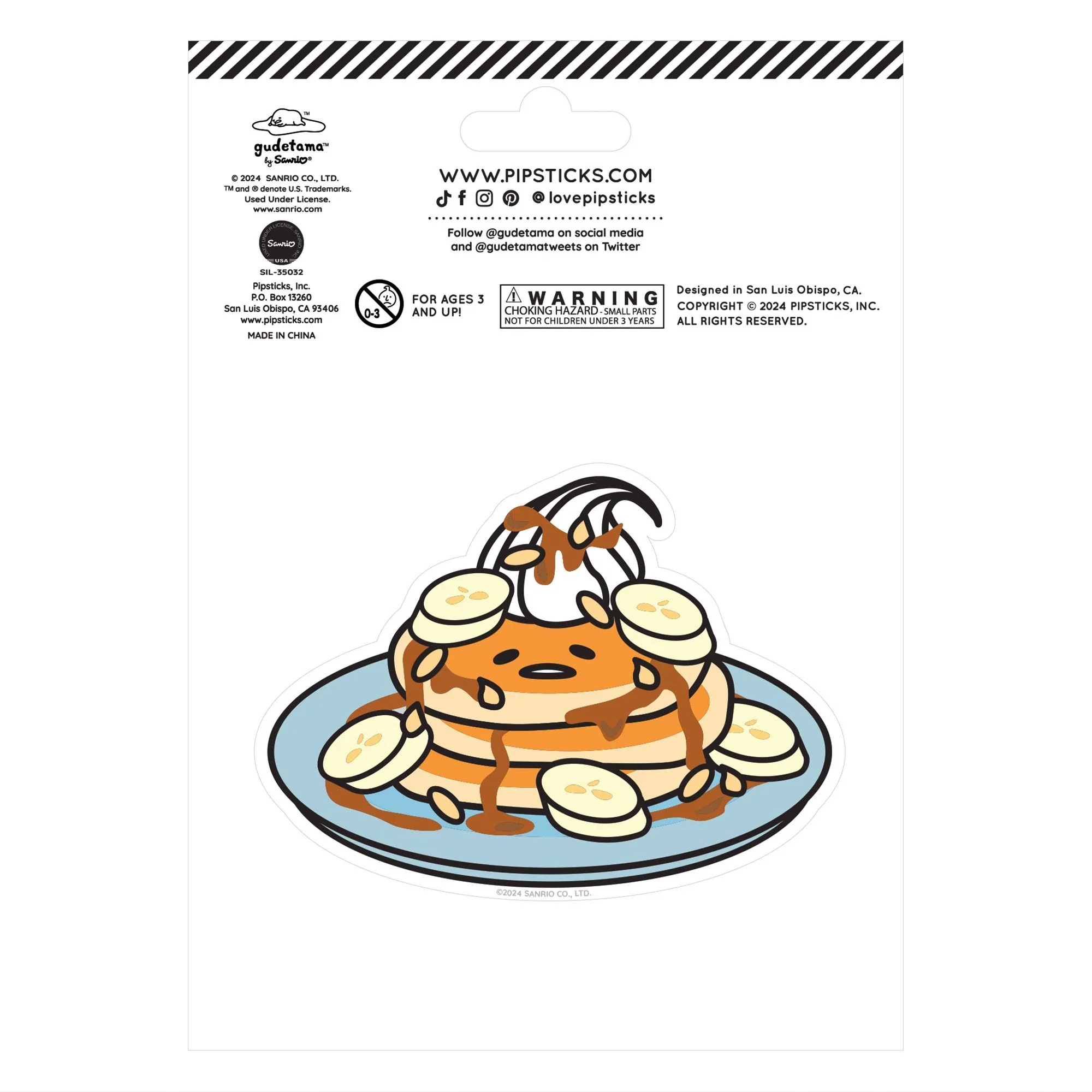 Gudetama x Pipsticks Breakfast Buffet Scratch 'n Sniff (2ct) - Image 2