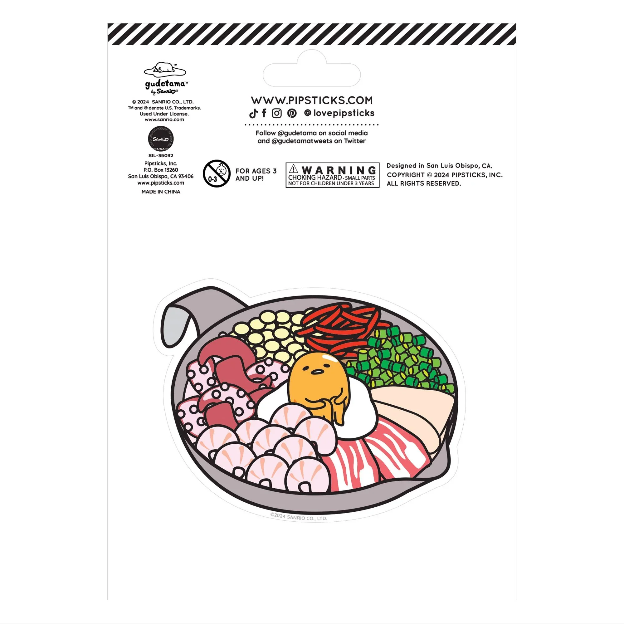 Gudetama x Pipsticks Ramen Adventure Scratch 'n Sniff (2ct) - Image 2