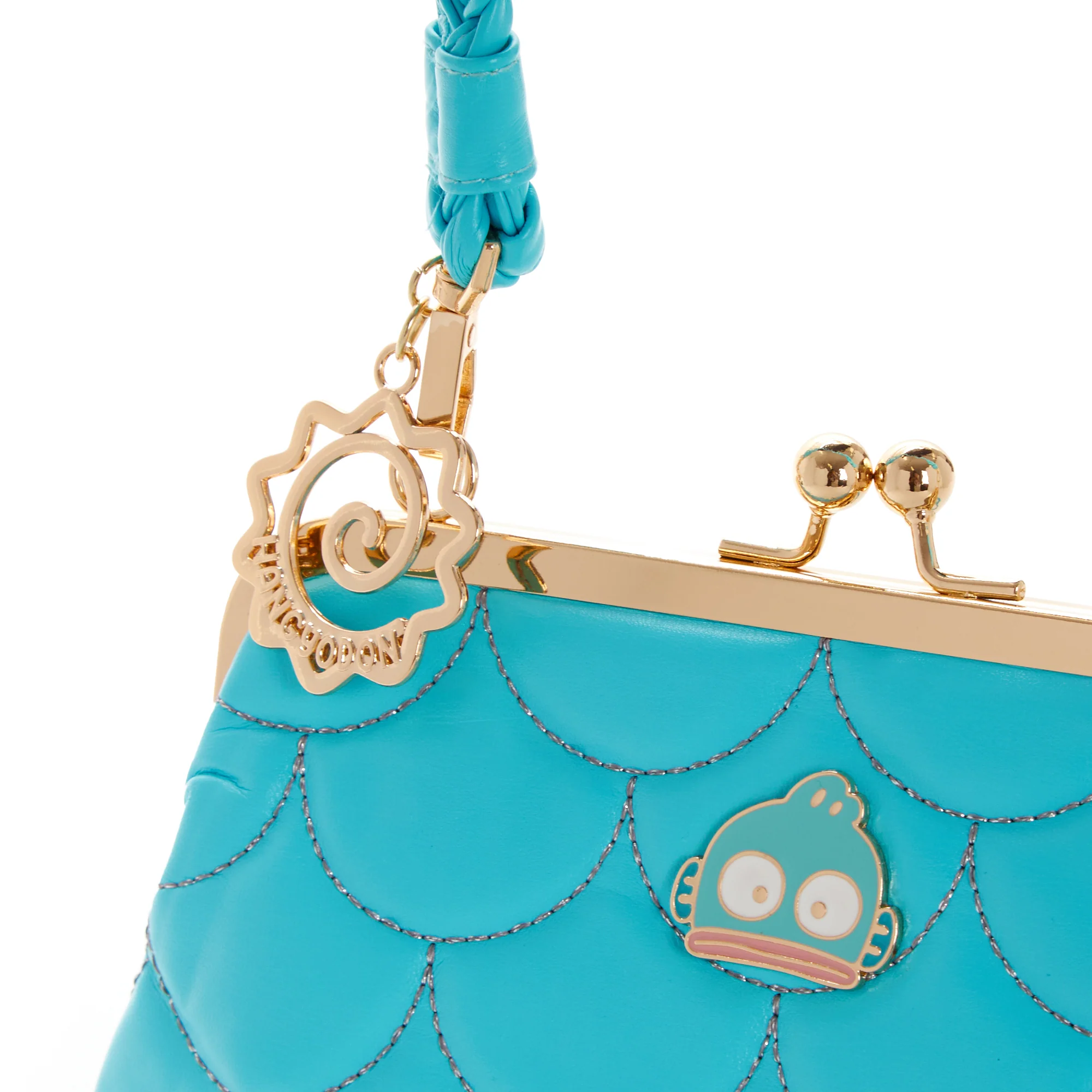 Hangyodon 2-Way Quilted Kiss Knob Handbag - Image 2