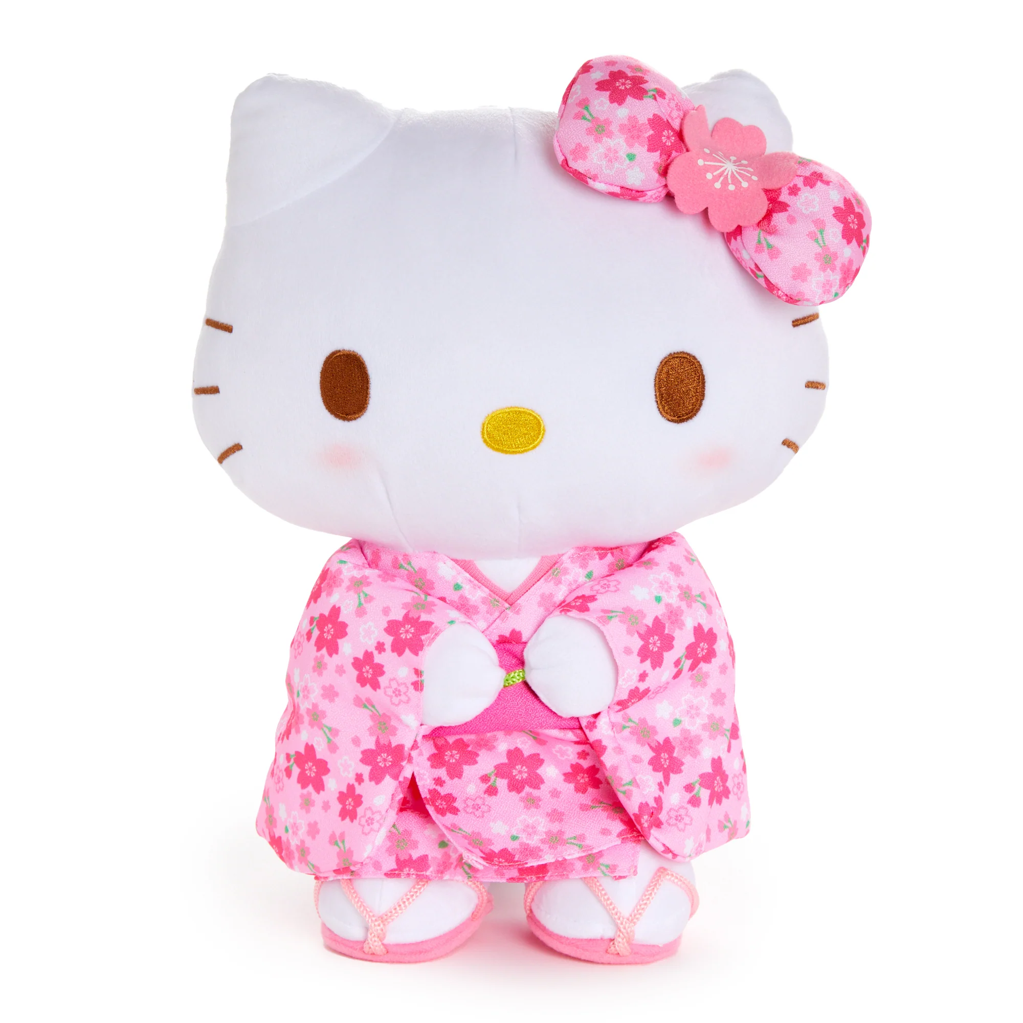 Hello Kitty 12" Pink Standing Plush (Spring Kimono Series)