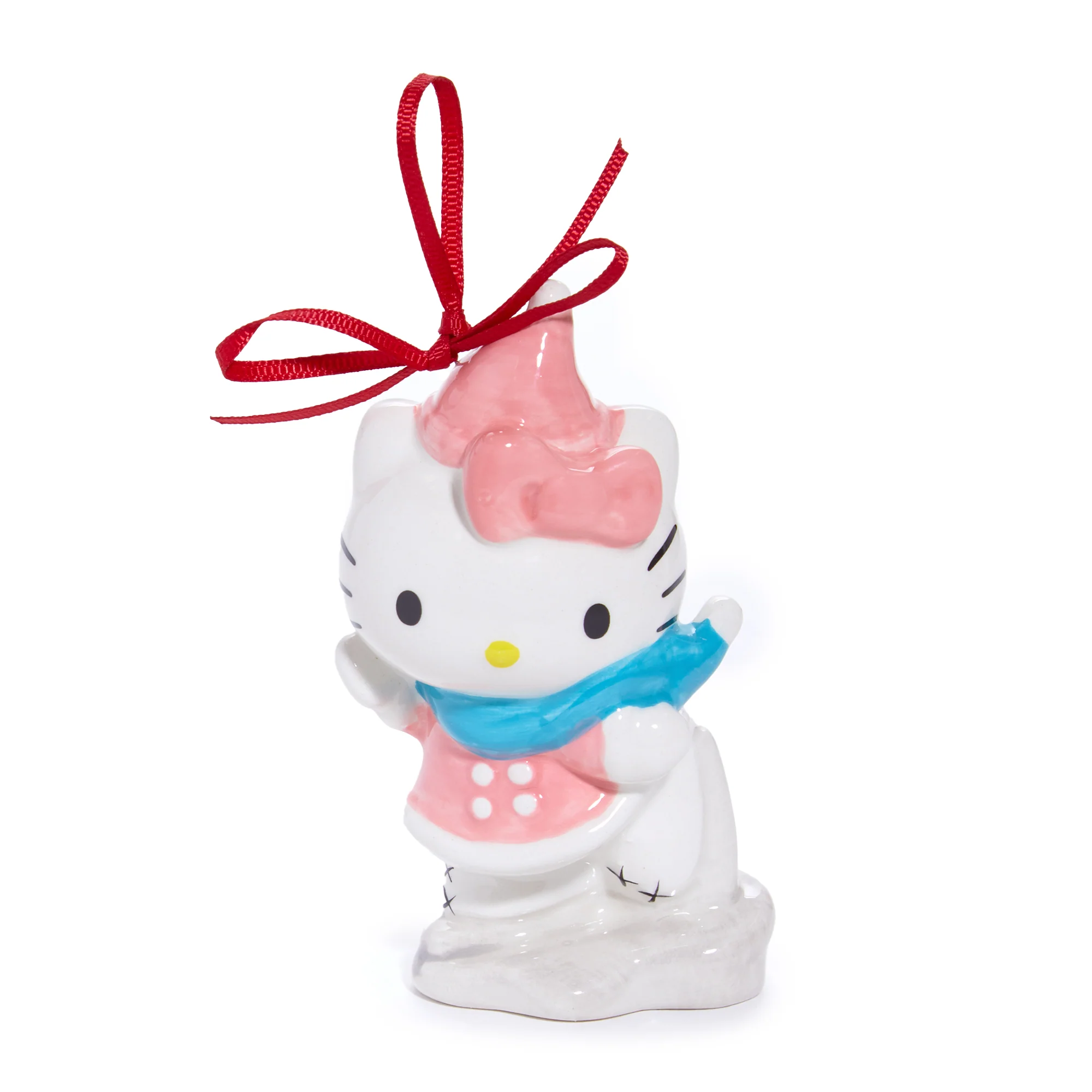 Hello Kitty 2-pc Holiday Ceramic Ornament Set (Winter Play) - Image 6