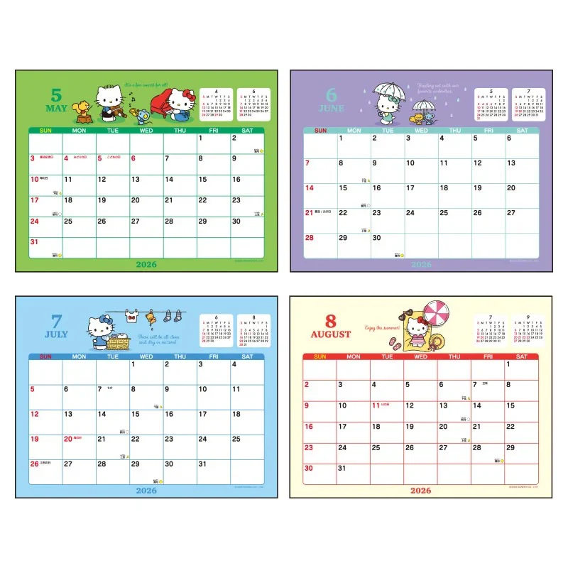 Hello Kitty 2026 Desk Calendar - Image 6