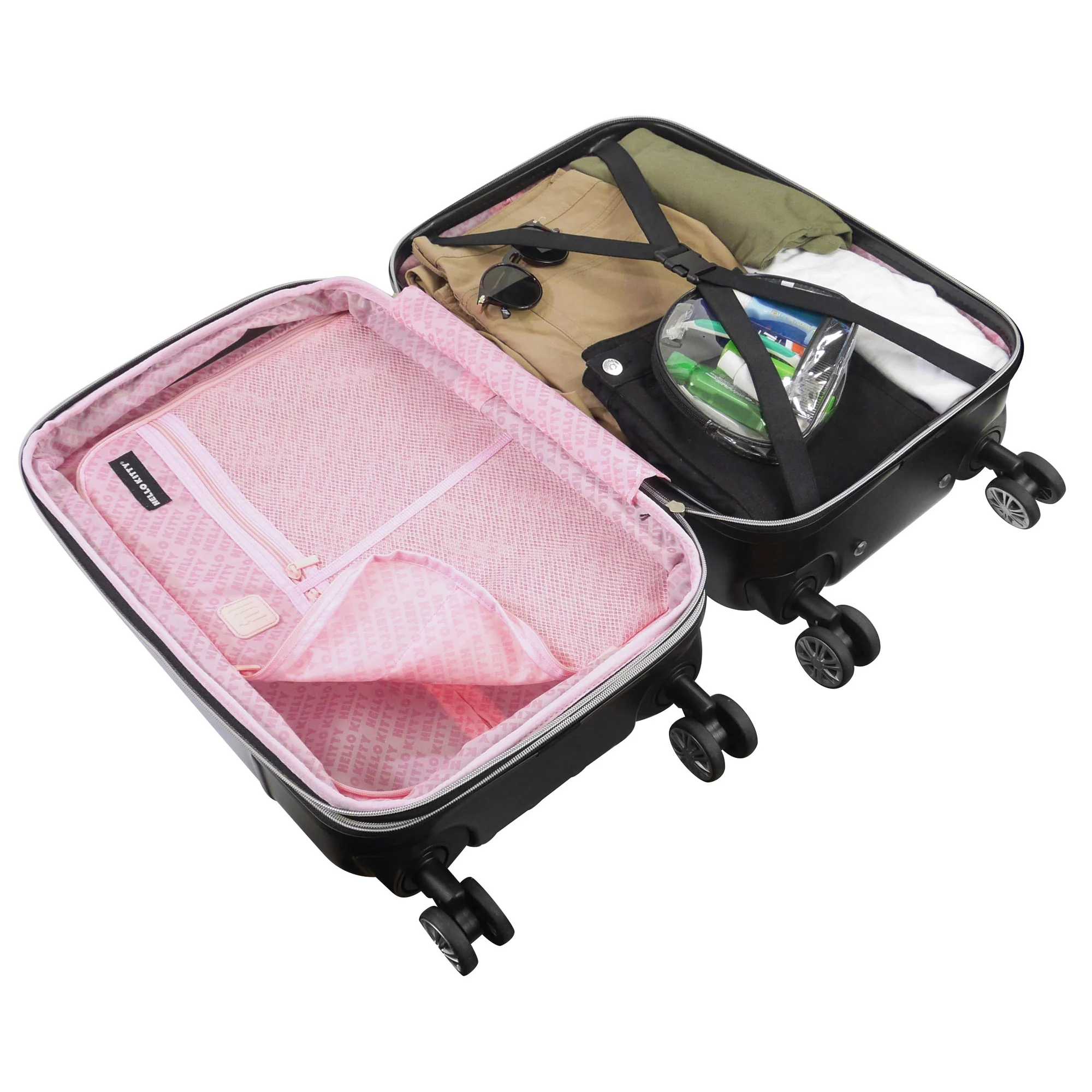 Hello Kitty x FUL  21" Hardshell Carry-on Luggage in Black - Image 2