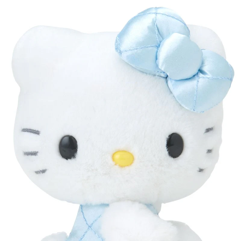Hello Kitty 50th Anniv. Plush Mascot (Quilted Blue) - Image 2