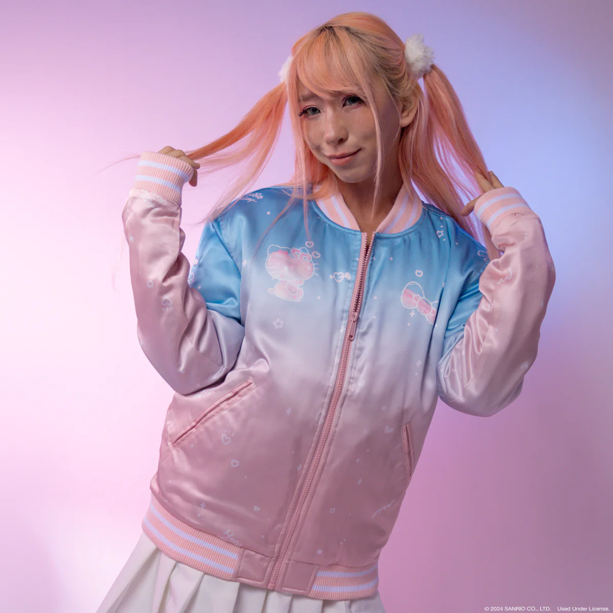 Hello Kitty 50th Anniversary JapanLA Souvenir Jacket - Image 4