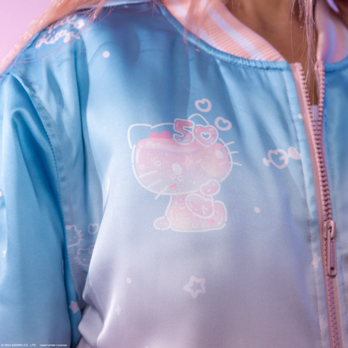 Hello Kitty 50th Anniversary JapanLA Souvenir Jacket - Image 8