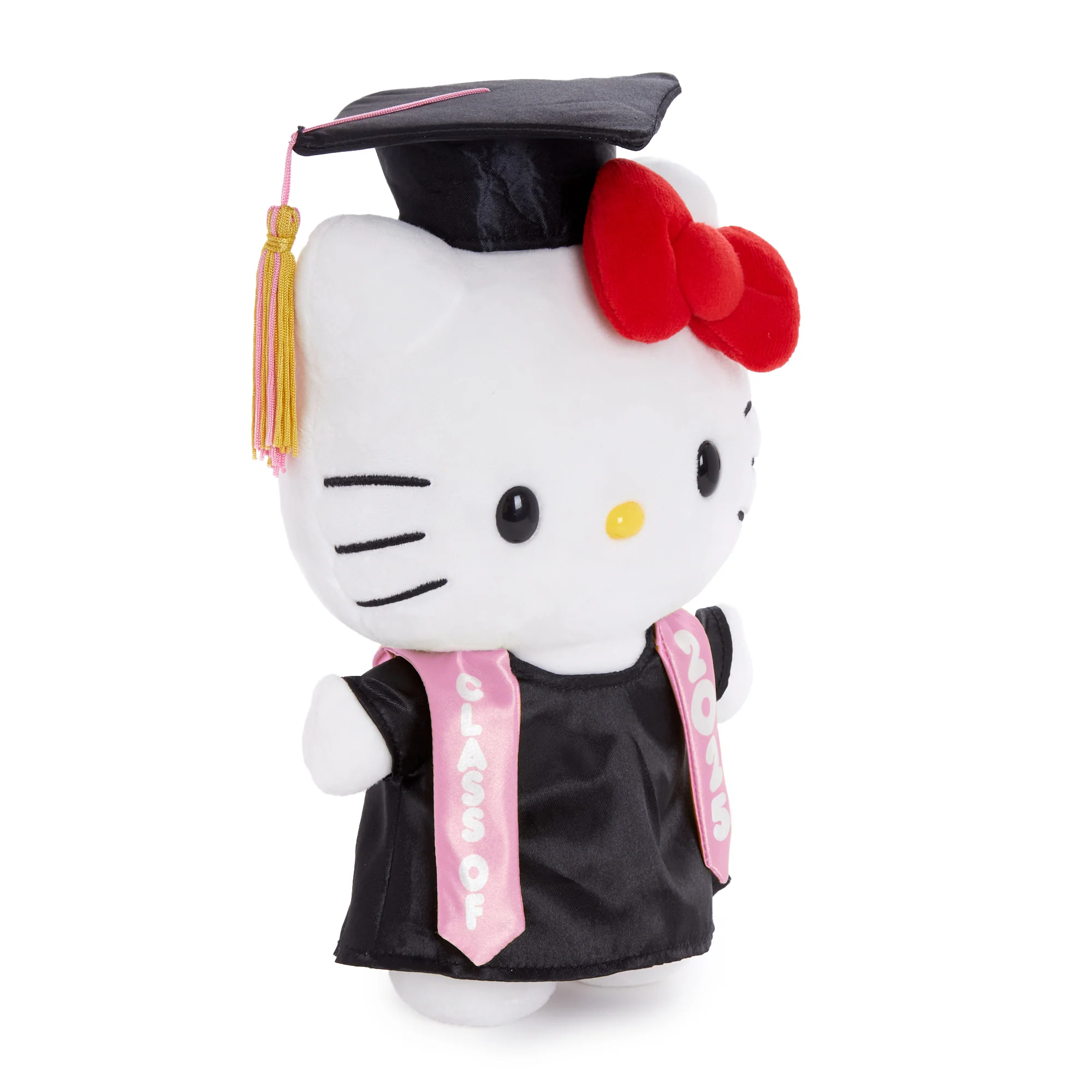 Hello Kitty 9" Cap and Gown Graduation Plush (Pink) - Image 2