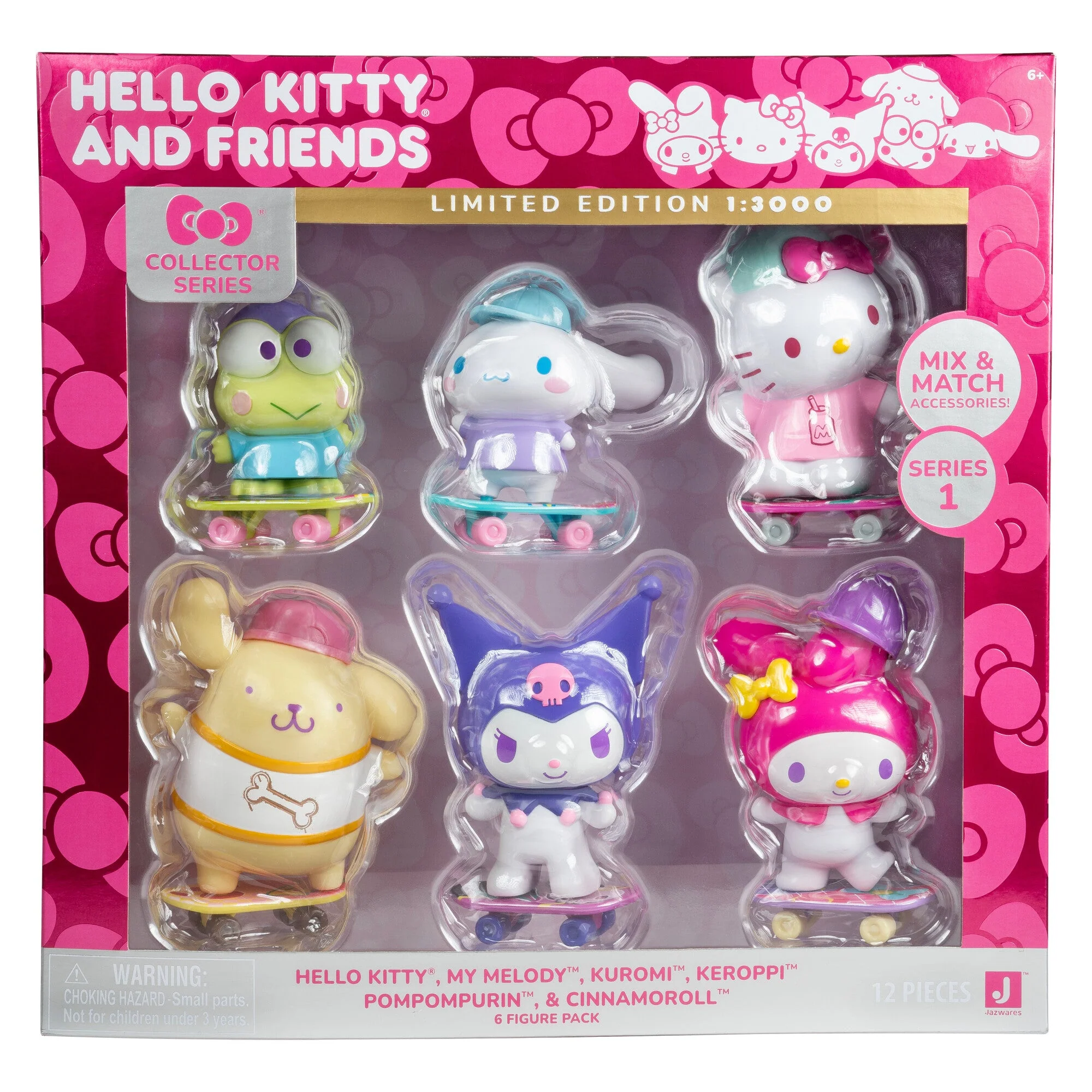 Hello Kitty and Friends 4" Ultra-Premier 6-Pc Figure Set - Image 2