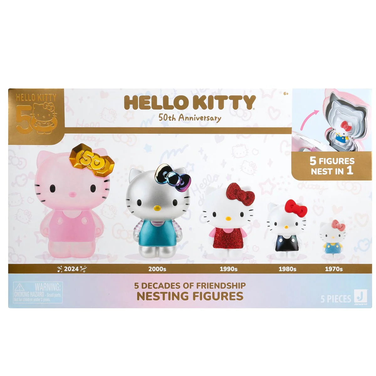 Hello Kitty 50th Anniversary Nesting Figures - Image 2