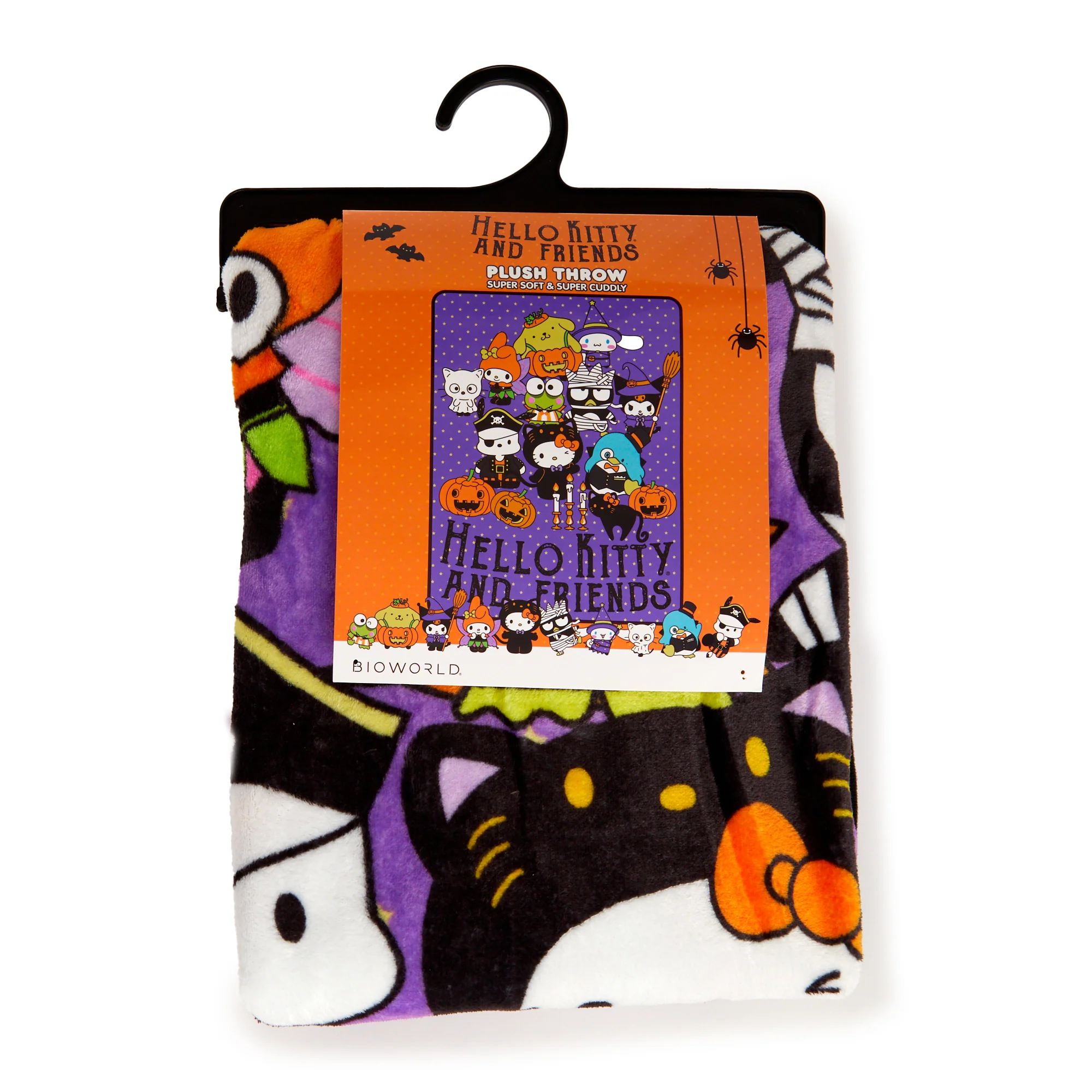 Hello Kitty and Friends Halloween Portrait Throw Blanket - Image 44