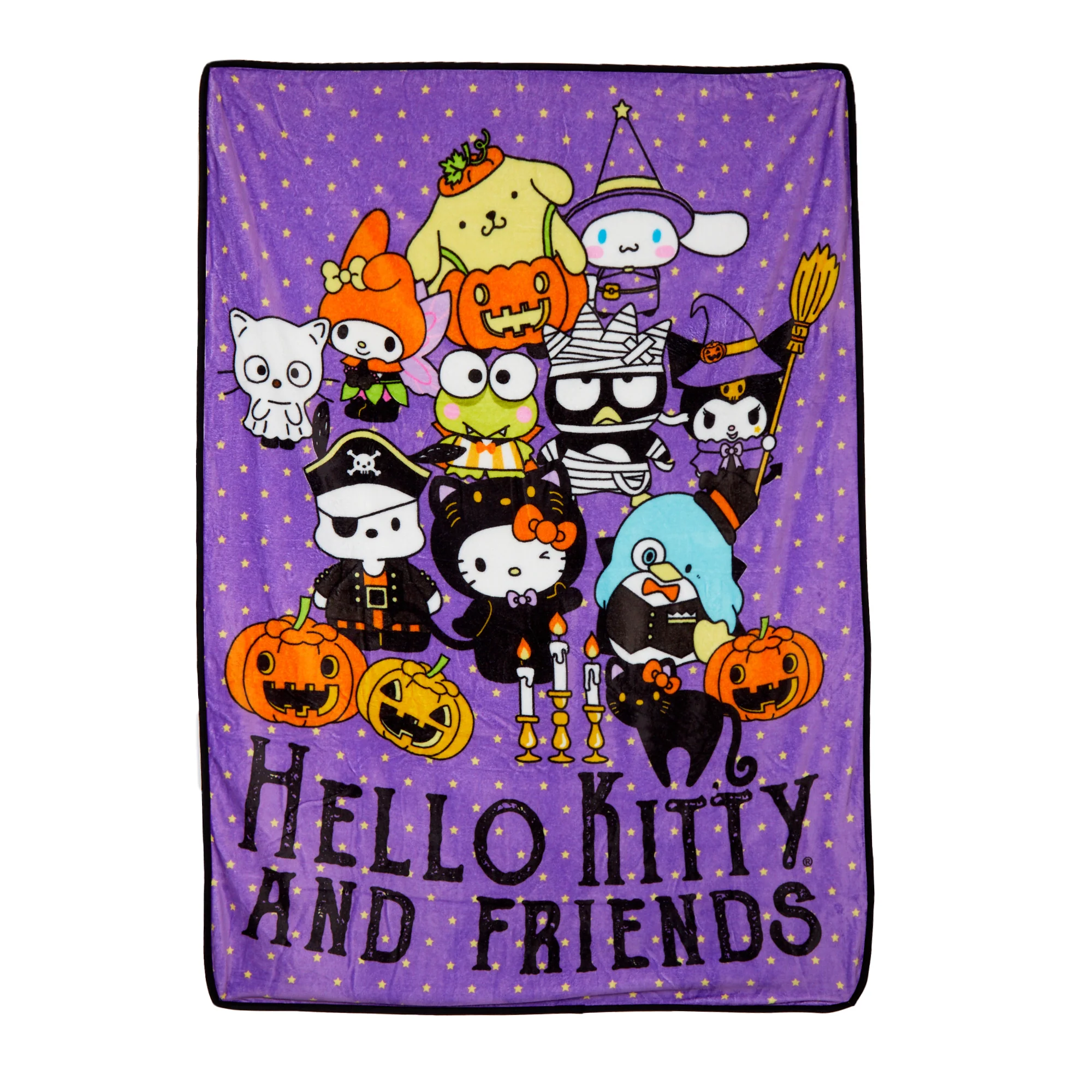 Hello Kitty and Friends Halloween Portrait Throw Blanket - Image 6