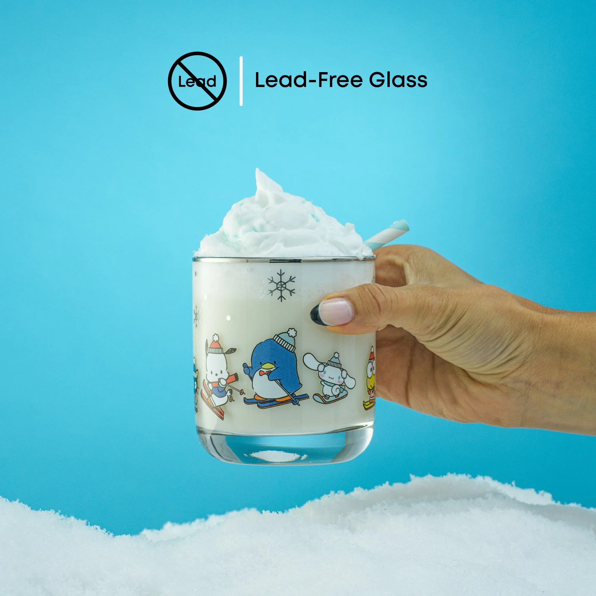Hello Kitty and Friends Winter Wonderland Short Glasses - Image 3