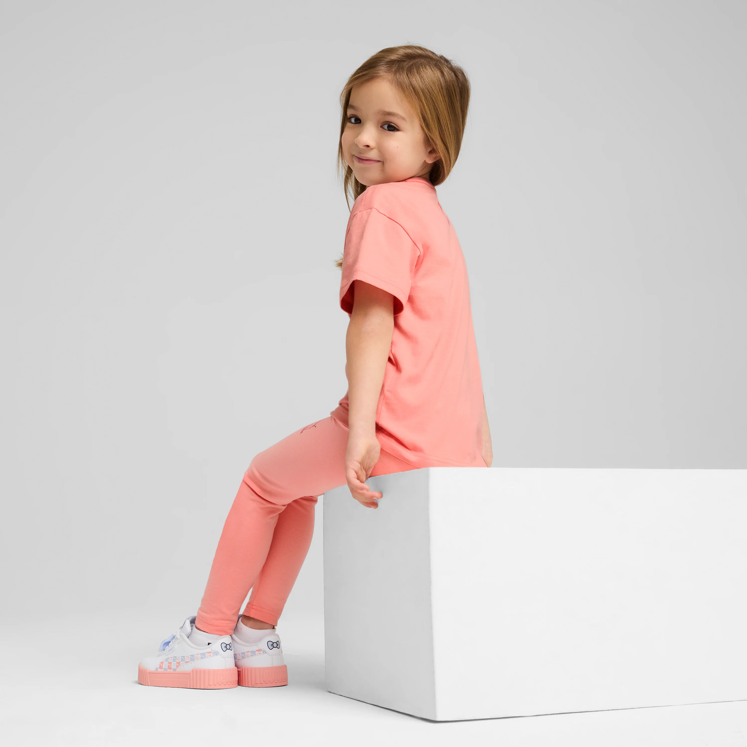 Hello Kitty and Friends x PUMA Kids Relaxed Graphic Tee (Pink Fruit) - Image 4