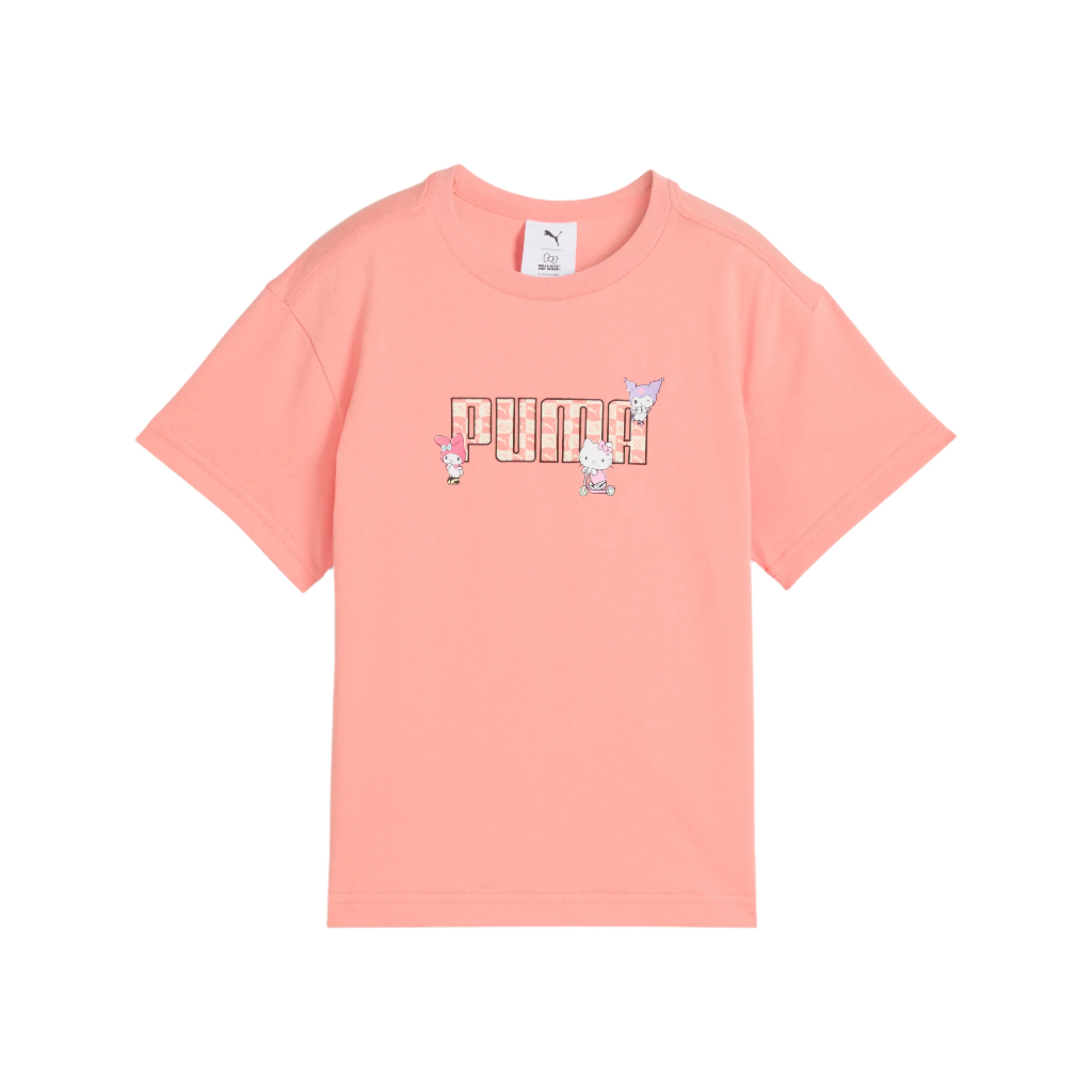 Hello Kitty and Friends x PUMA Kids Relaxed Graphic Tee (Pink Fruit) - Image 5