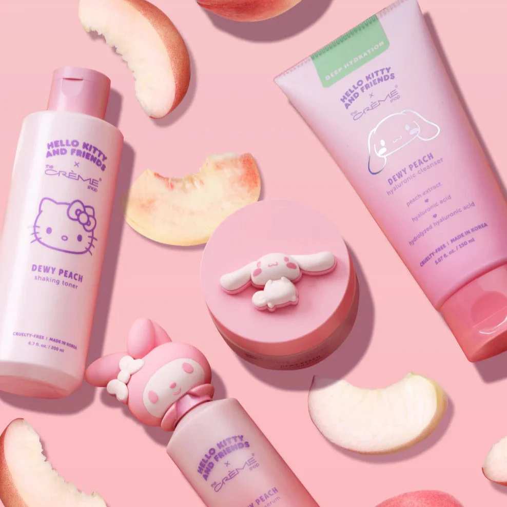 Hello Kitty and Friends x The Crème Shop Dewy Peach Enriched Cream - Image 2