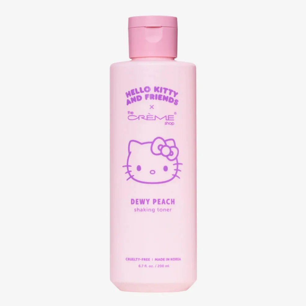 Hello Kitty and Friends x The Crème Shop Dewy Peach Shaking Toner
