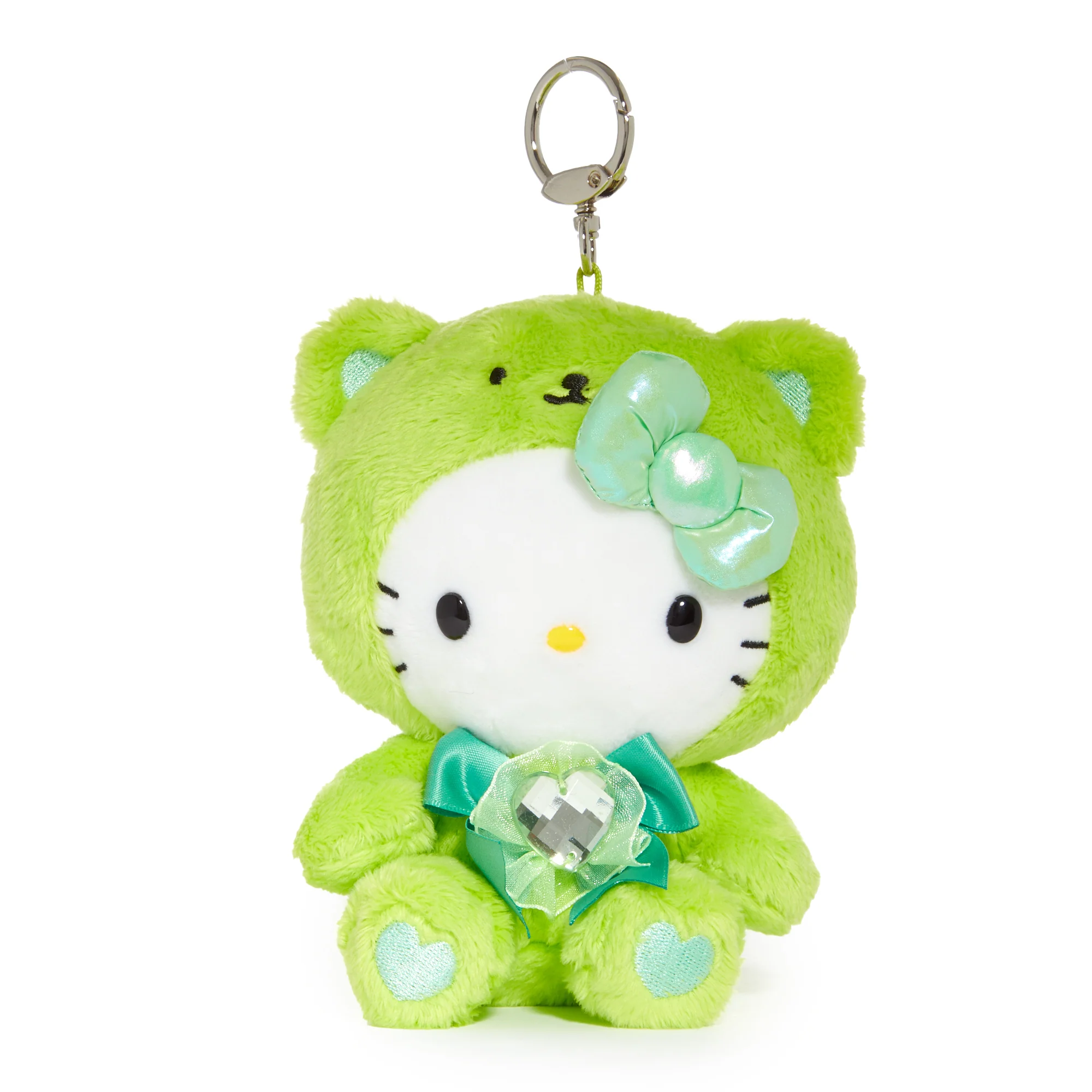 Hello Kitty Birthstone Mascot Keychain (Aug-Peridot) - Image 2