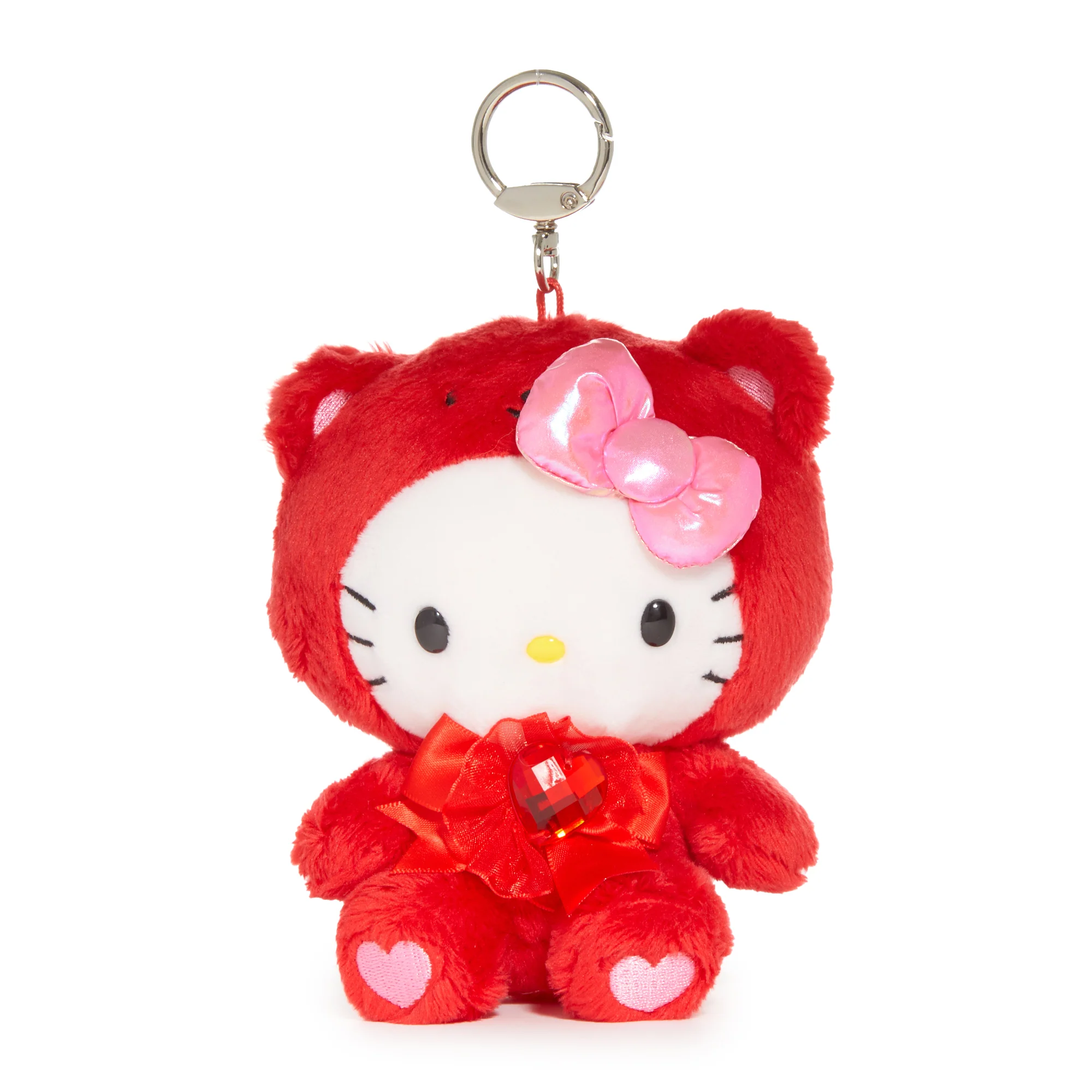 Hello Kitty Birthstone Mascot Keychain (Jan-Garnet) - Image 2