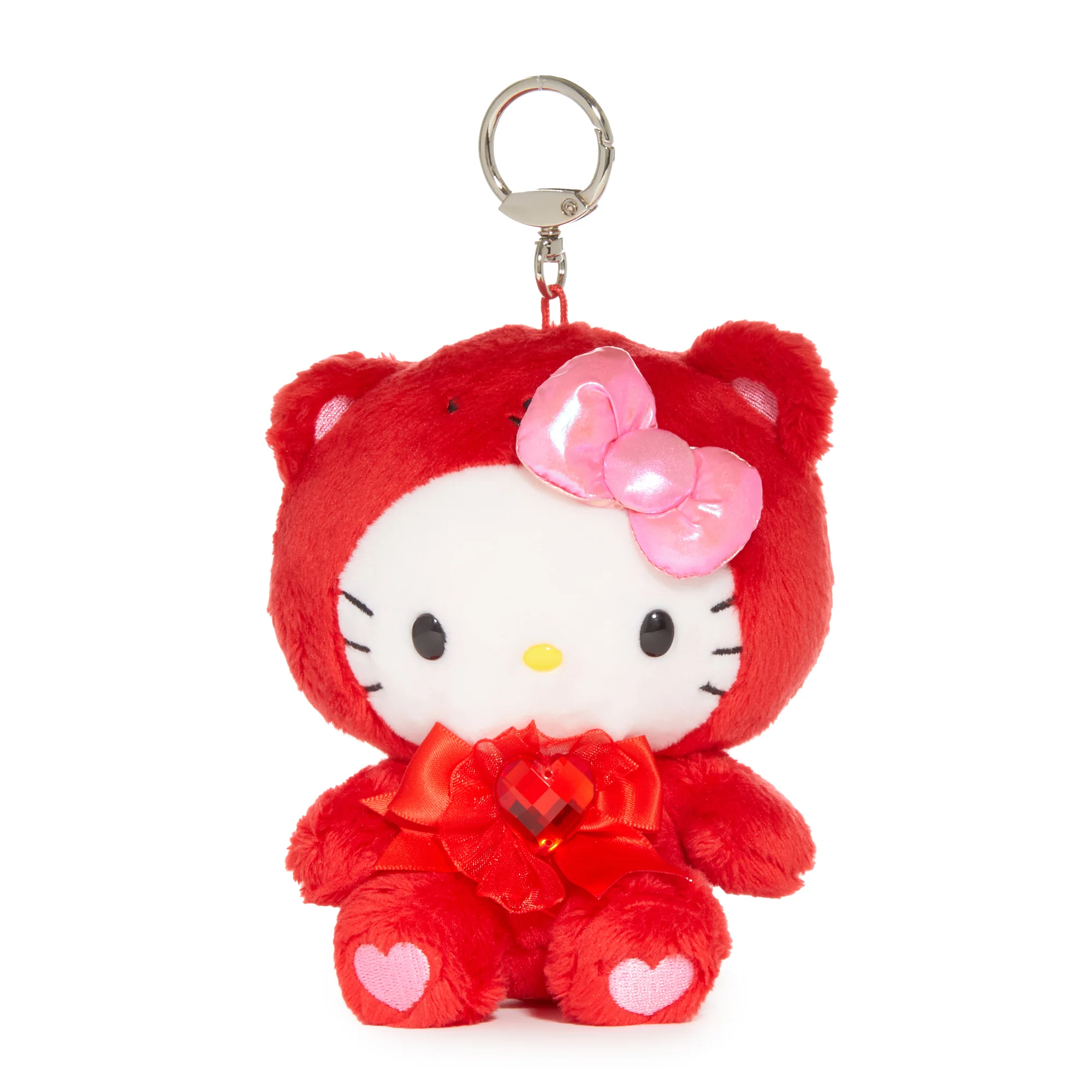 Hello Kitty Birthstone Mascot Keychain (Jan-Garnet) - Image 3
