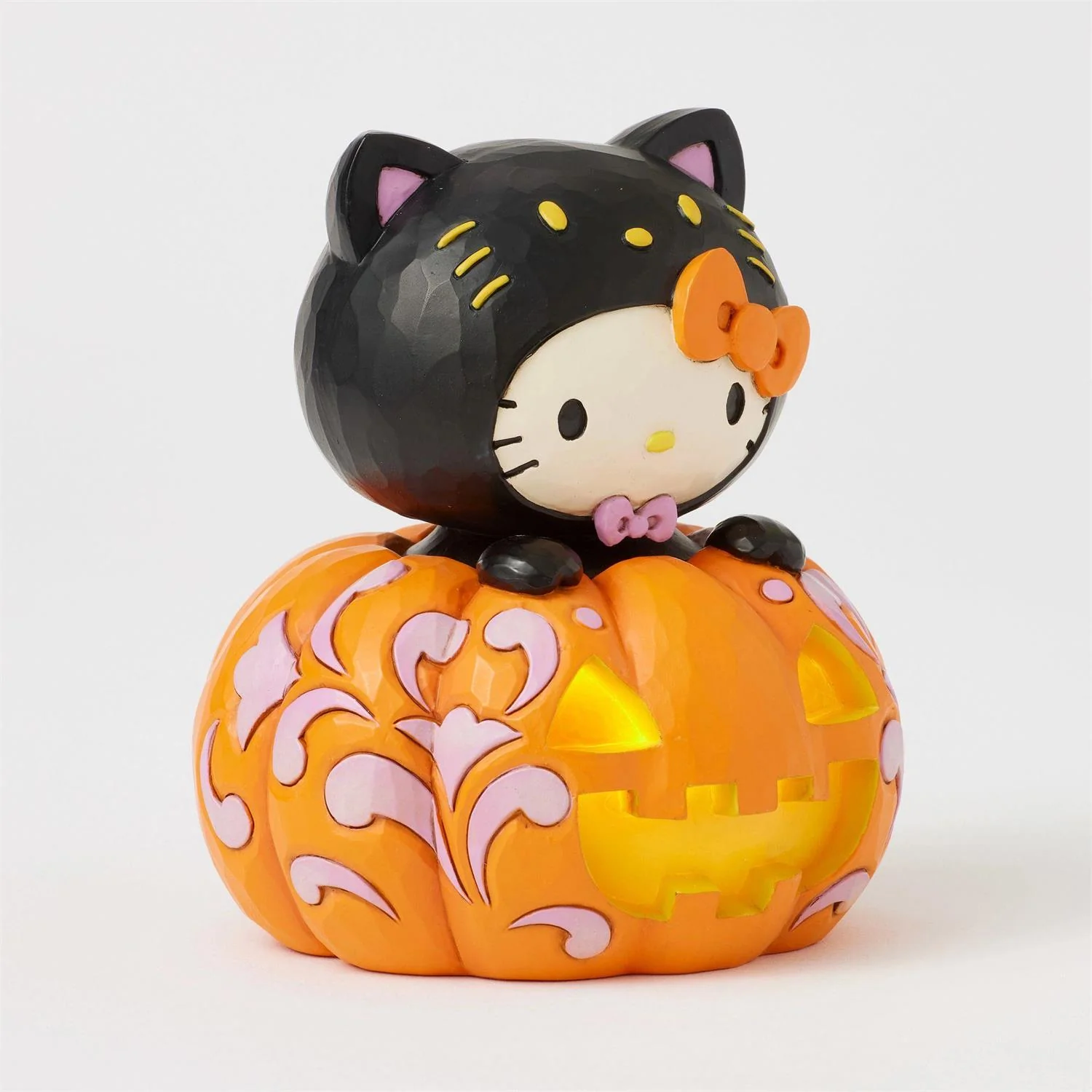 Hello Kitty Black Cat Light-Up Figurine (Jim Shore Sanrio Collection) - Image 4