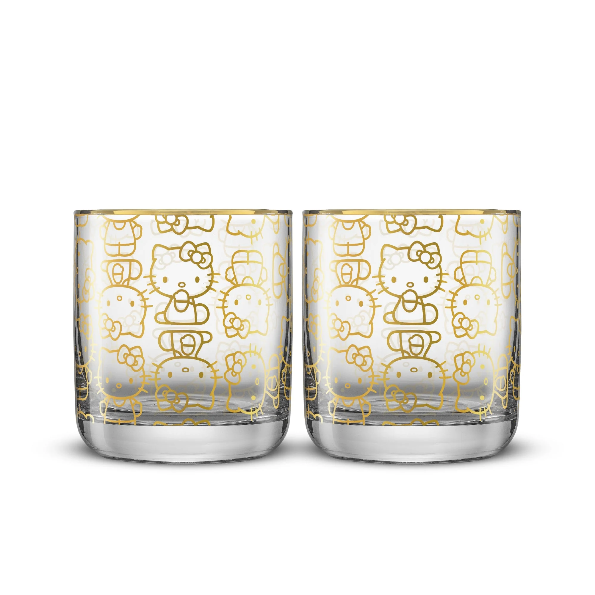 Hello Kitty Charmed Short Drinking Glasses (Set of 2)