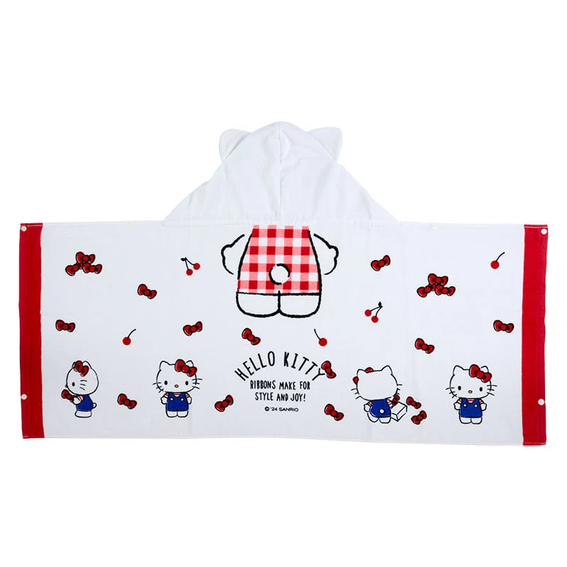 Hello Kitty Cherry Kids Hooded Towel - Image 3