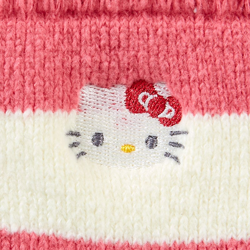 Hello Kitty Cozy Cuff Striped Lounge Socks - Image 2