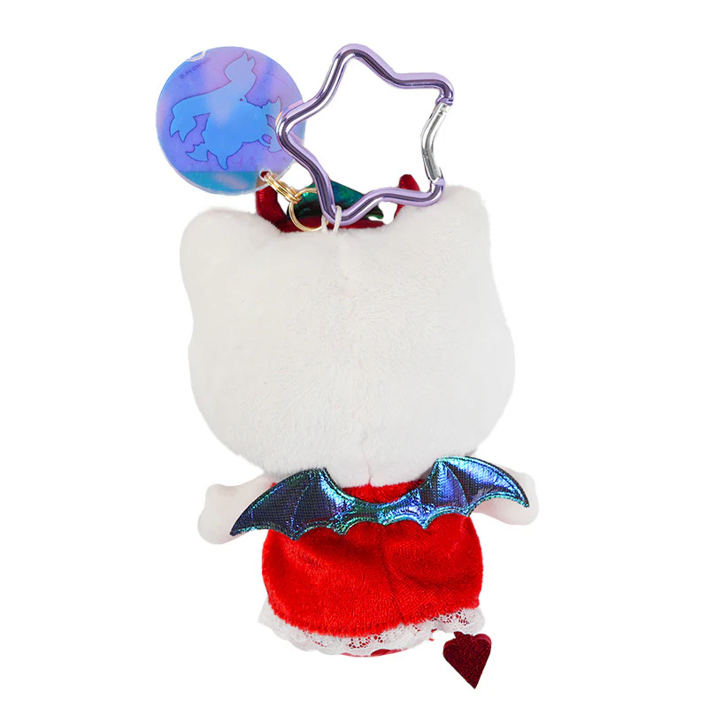 Hello Kitty Dark Plush Mascot Keychain (Bright and Dark Angel Series) - Image 2