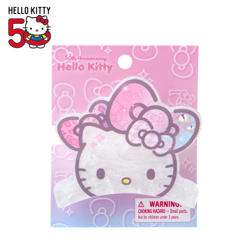 Hello Kitty Hair Clip 50th Anniv. (Fashionable Ribbons Series)