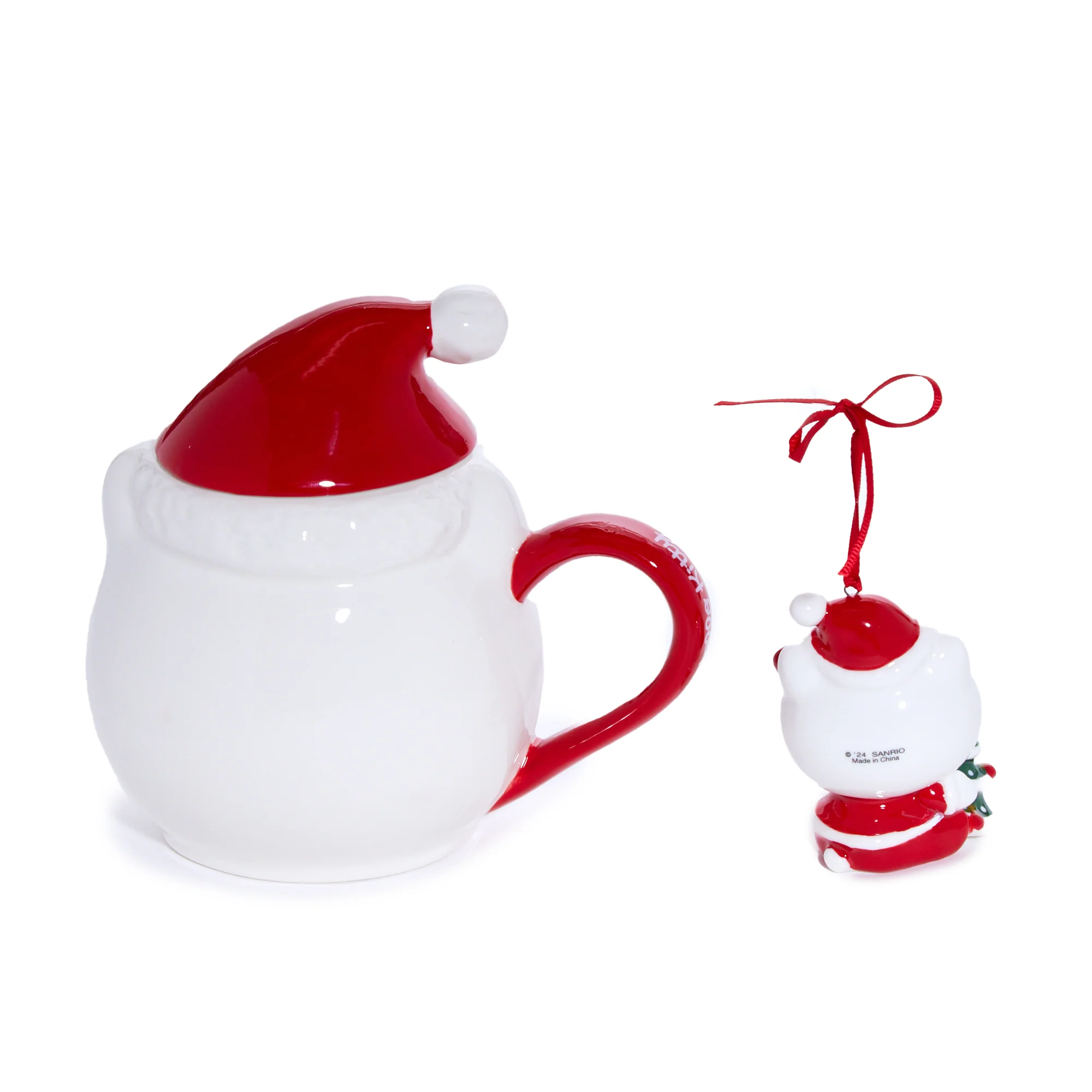 Hello Kitty Holiday Ceramic Mug and Figurine Gift Set - Image 4