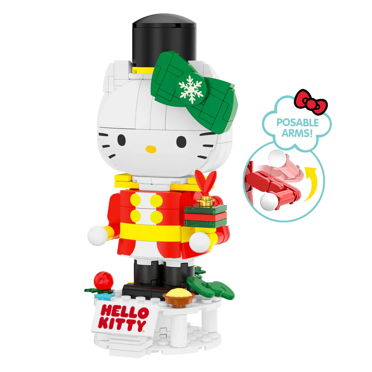 Hello Kitty Holiday Nutcracker Decoration Building Set - Image 3
