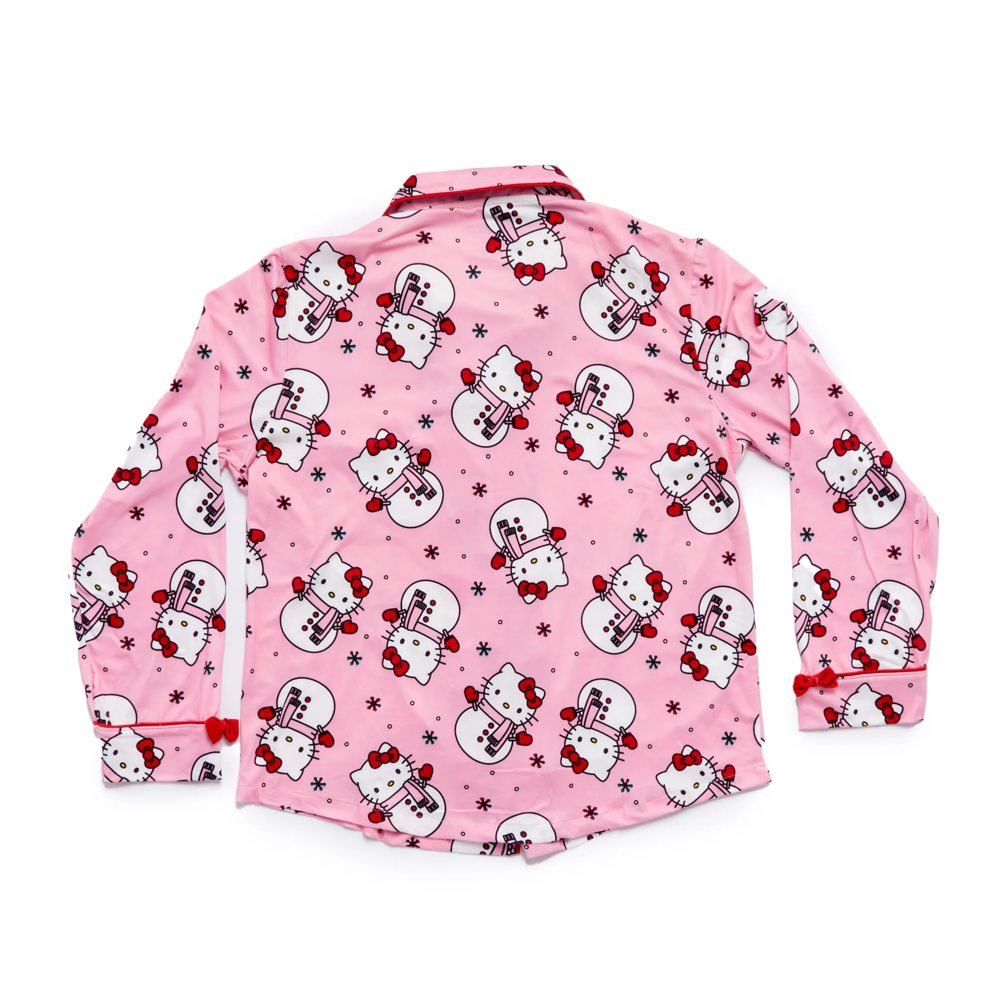Hello Kitty Holiday Snowman 2-pc Loungewear Set (Pink) - Image 5