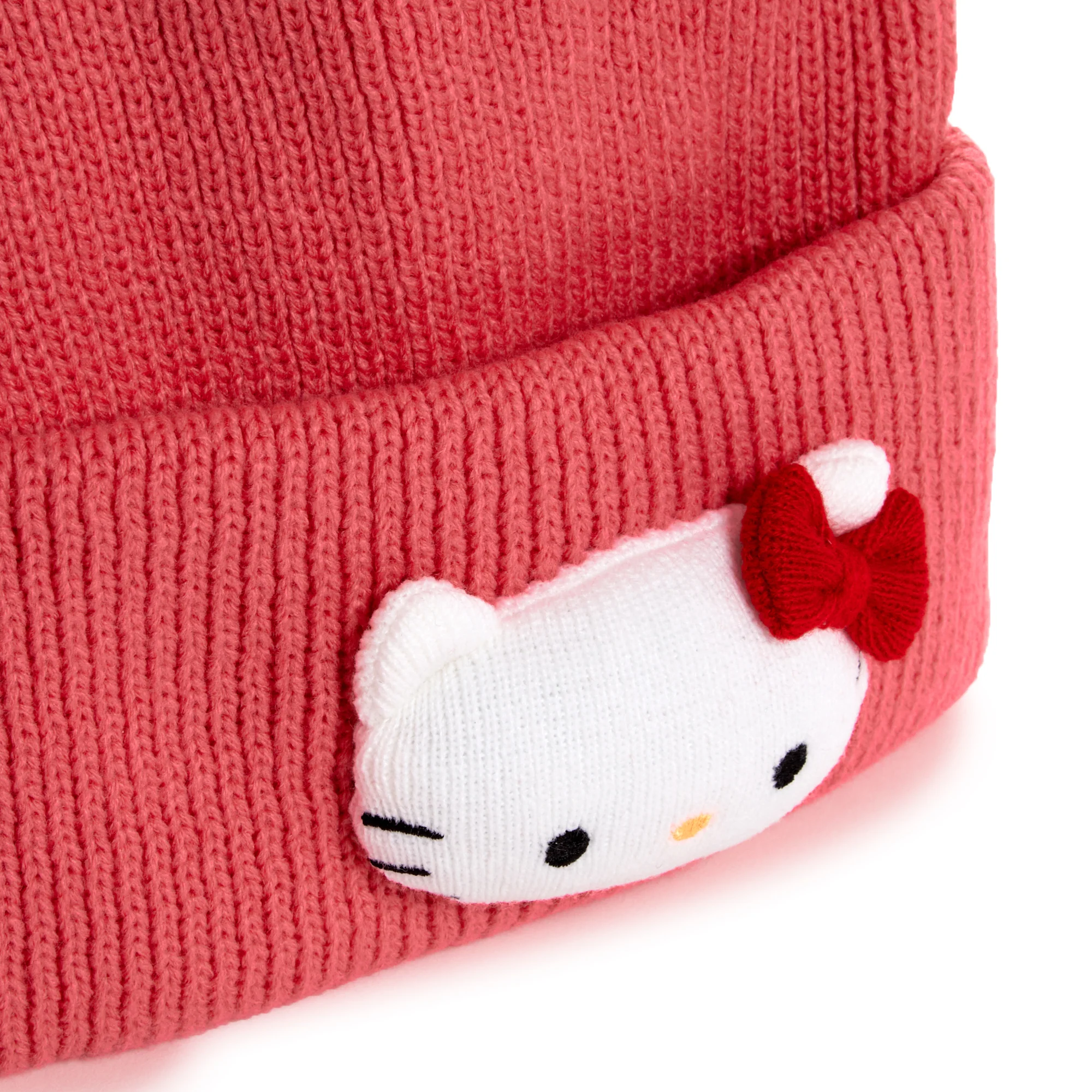 Hello Kitty Knit Mascot Beanie - Image 2