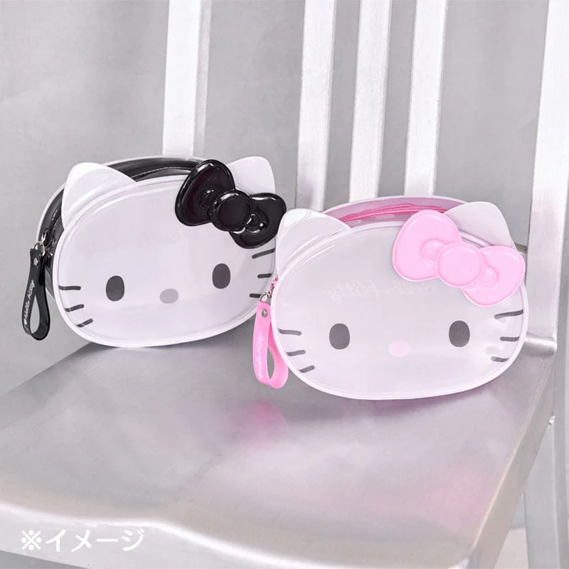 Hello Kitty Pink & Clear Zipper Pouch (I Love Hello Kitty Series) - Image 2