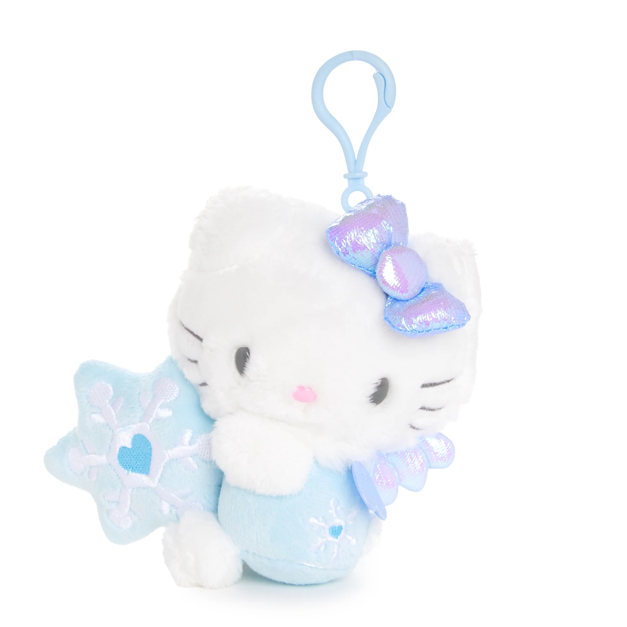 Hello Kitty Plush Mascot Clip (Snow Angel Series)