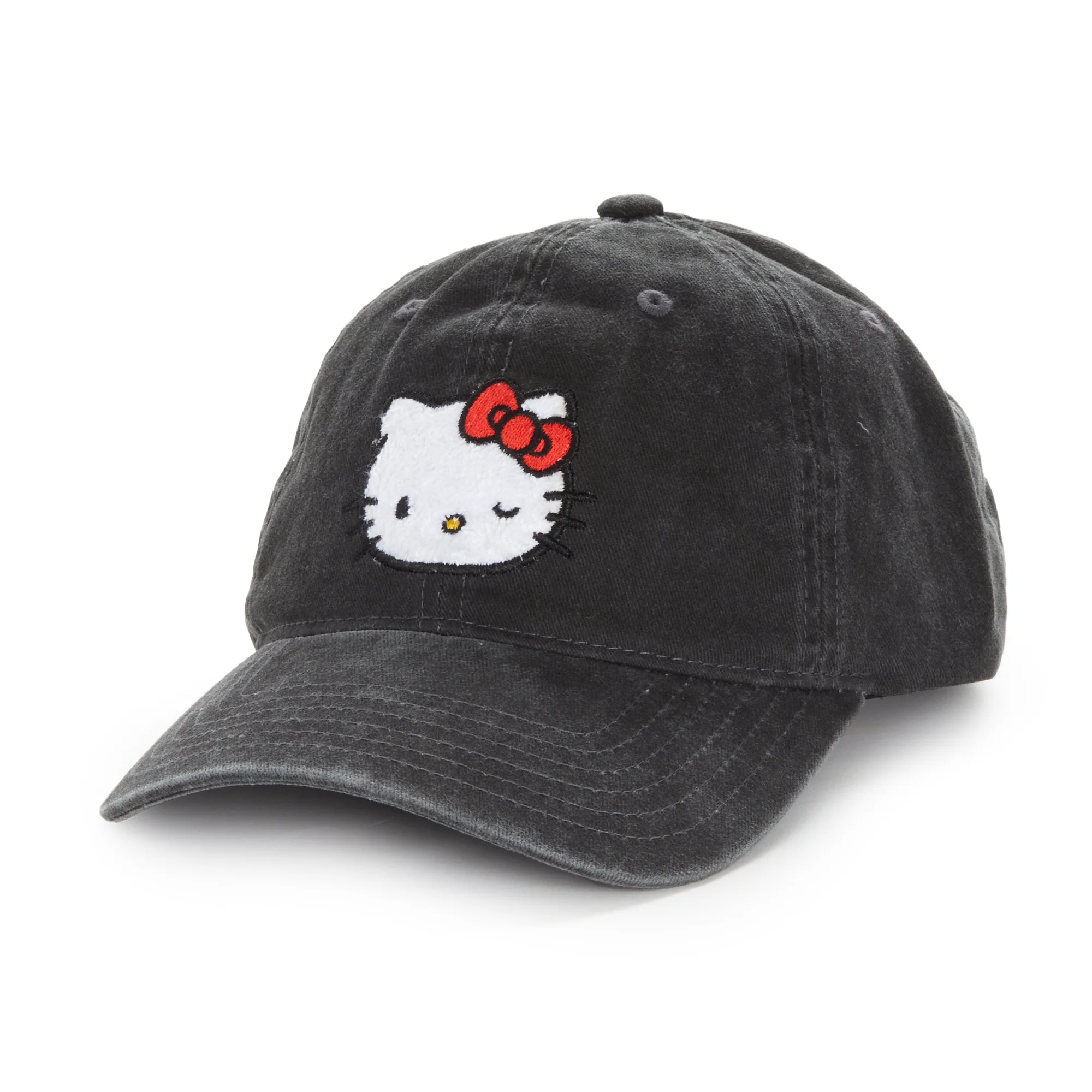 Hello Kitty Retro Pigment Wash Cap (Black) - Image 4