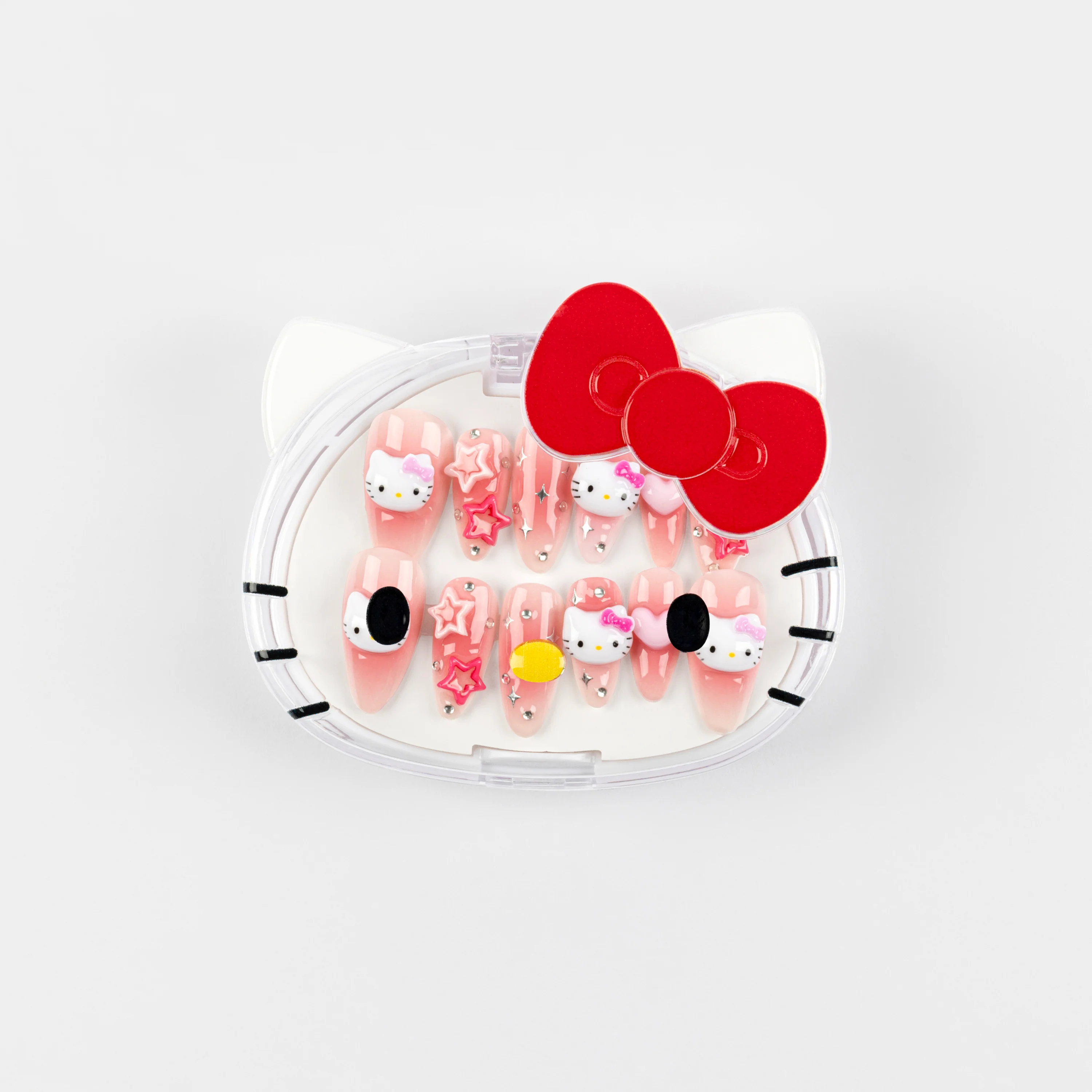 Hello Kitty x 3H Nails 3D Press-On Nails (Medium)