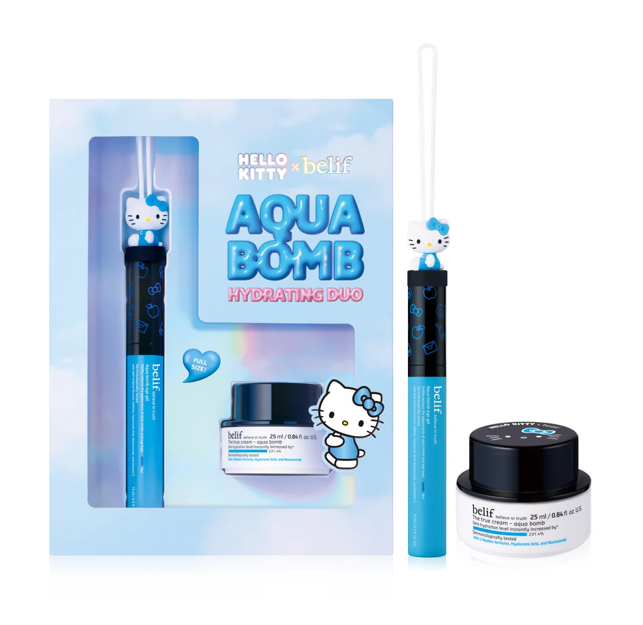 Hello Kitty x Belif Aqua Bomb Hydrating Duo - Image 2
