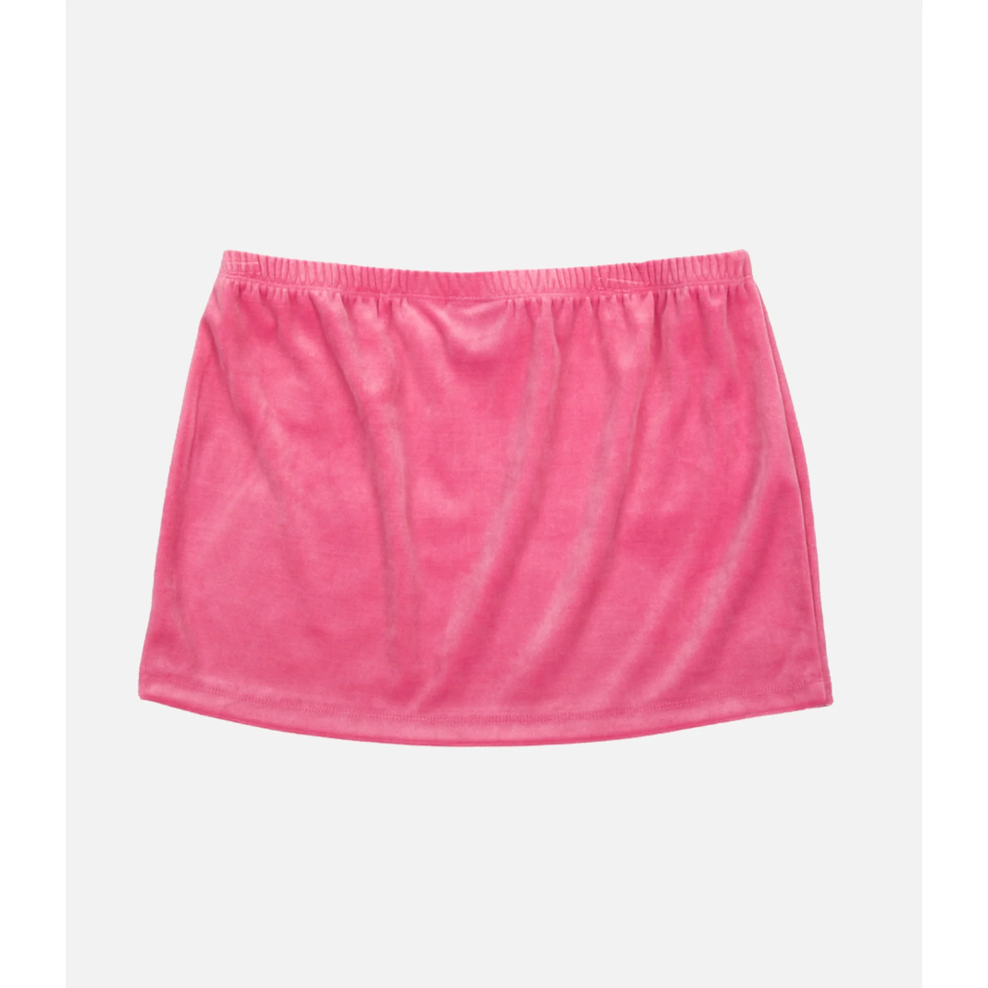 Hello Kitty x Dumbgood Pink Velour Mini Skirt (50th Anniv.) - Image 7