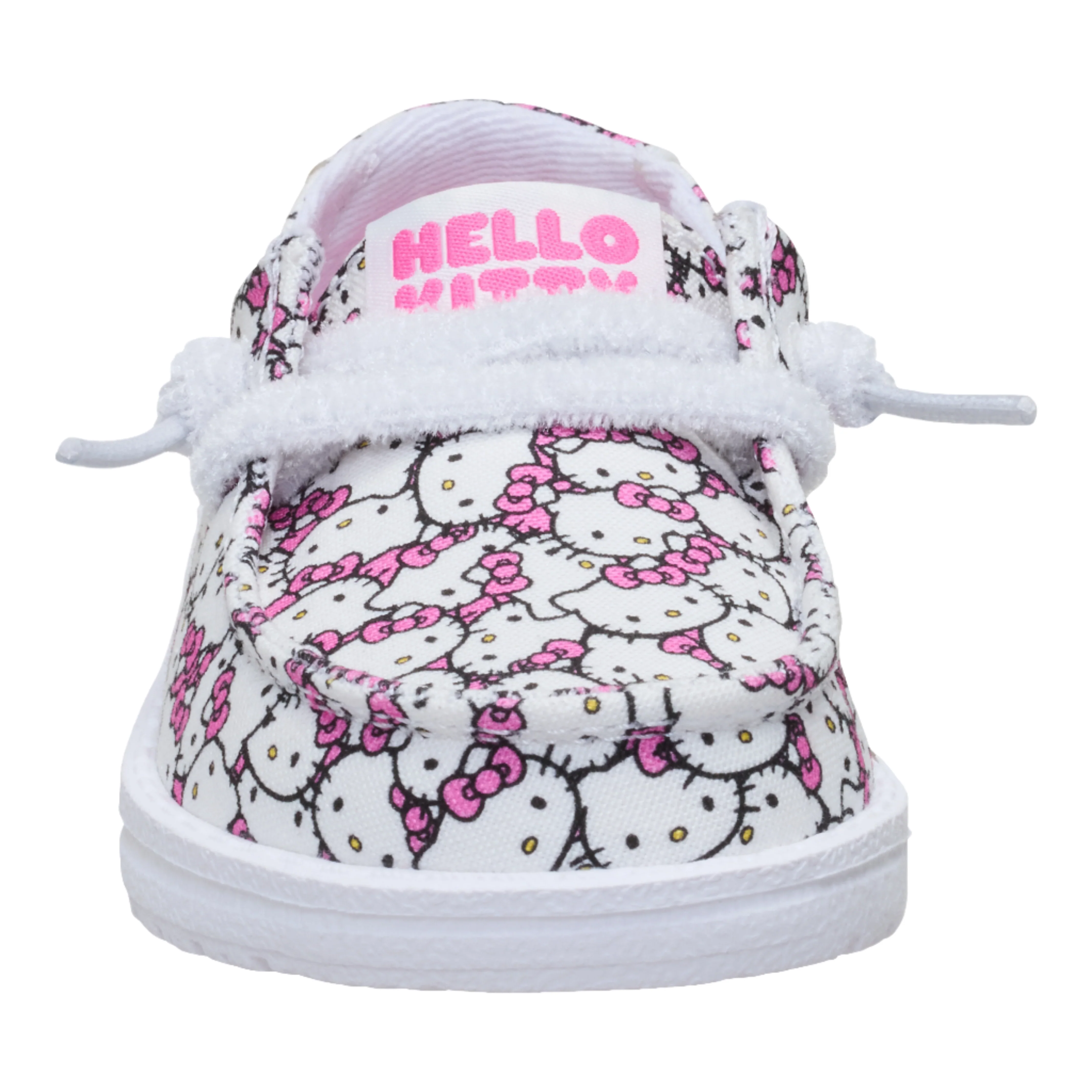 Hello Kitty x HEYDUDE Wendy All-Over Print Slip-On Shoe (Toddler) - Image 4