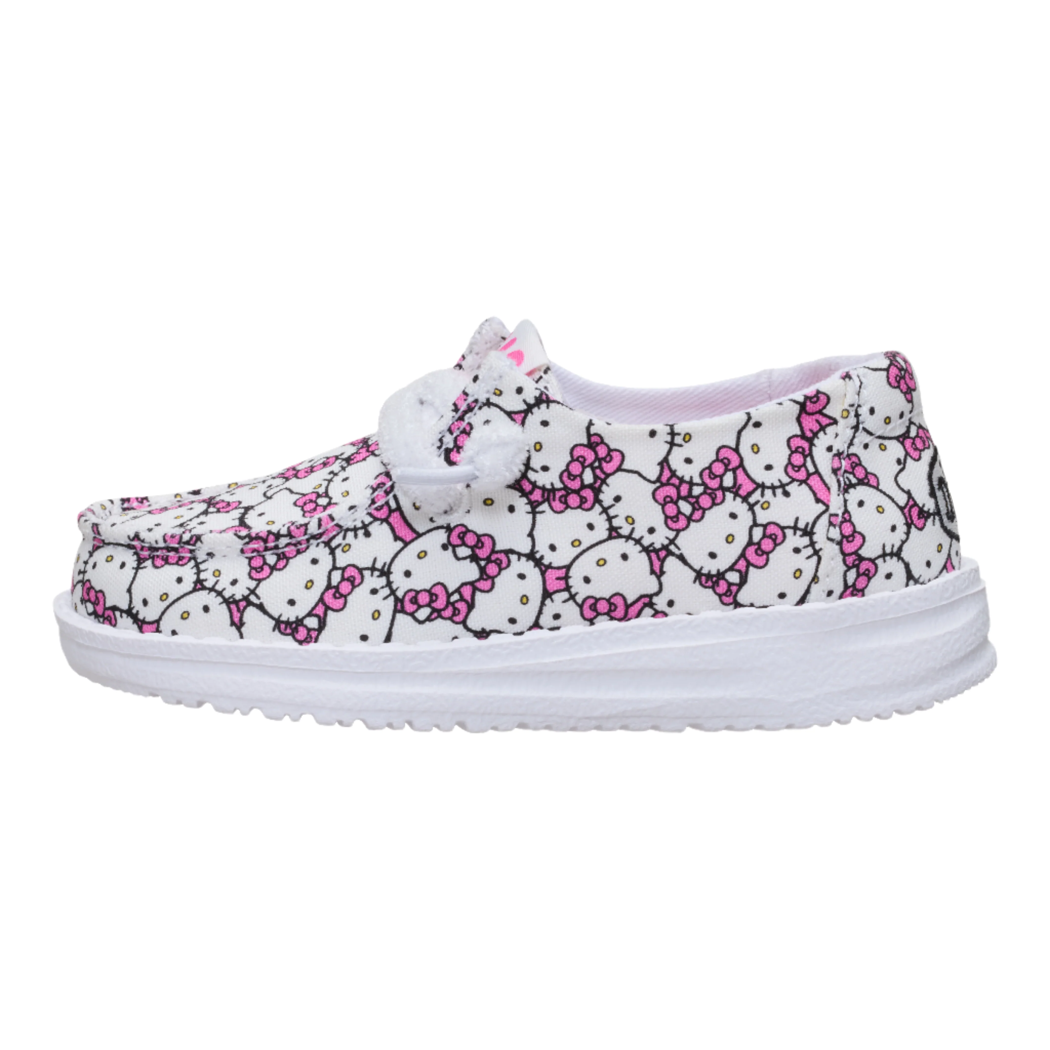 Hello Kitty x HEYDUDE Wendy All-Over Print Slip-On Shoe (Toddler) - Image 5